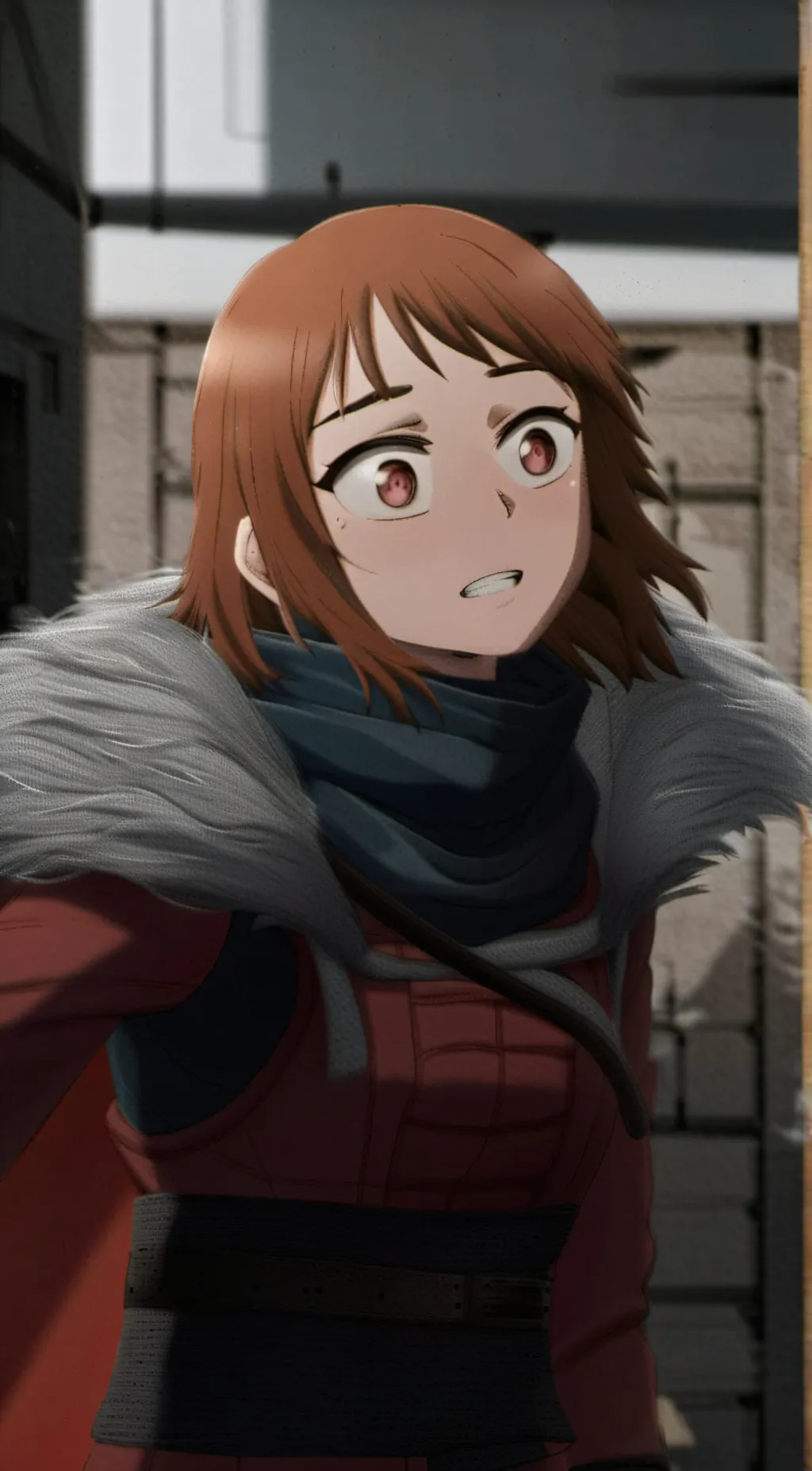 ai character: ochaco background