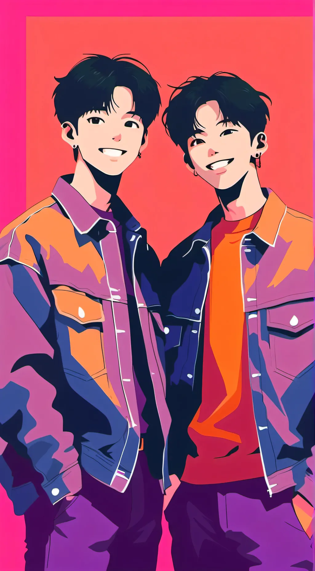 ai character: Villian JK & Jin 🔞 background