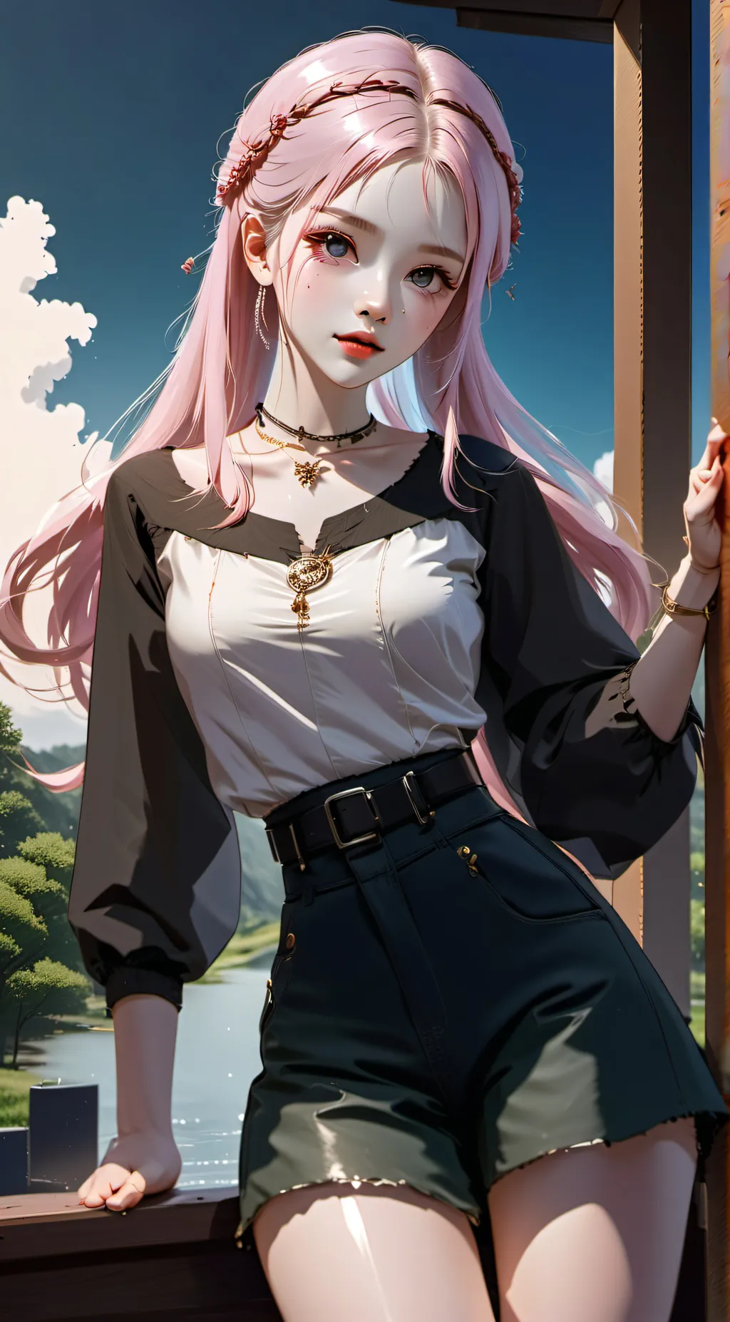 ai character: Lily  background