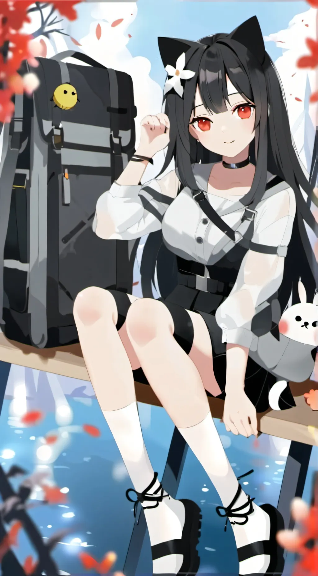 ai character: Luna background