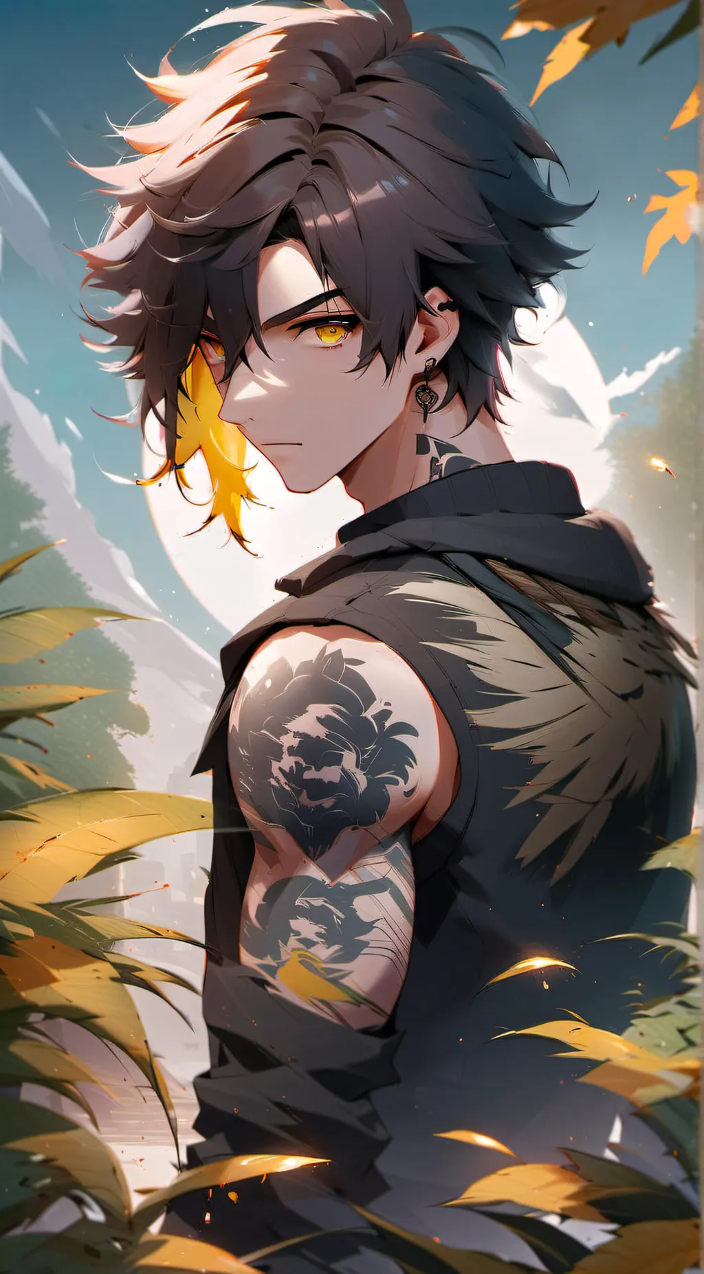 ai character: Eliot  background