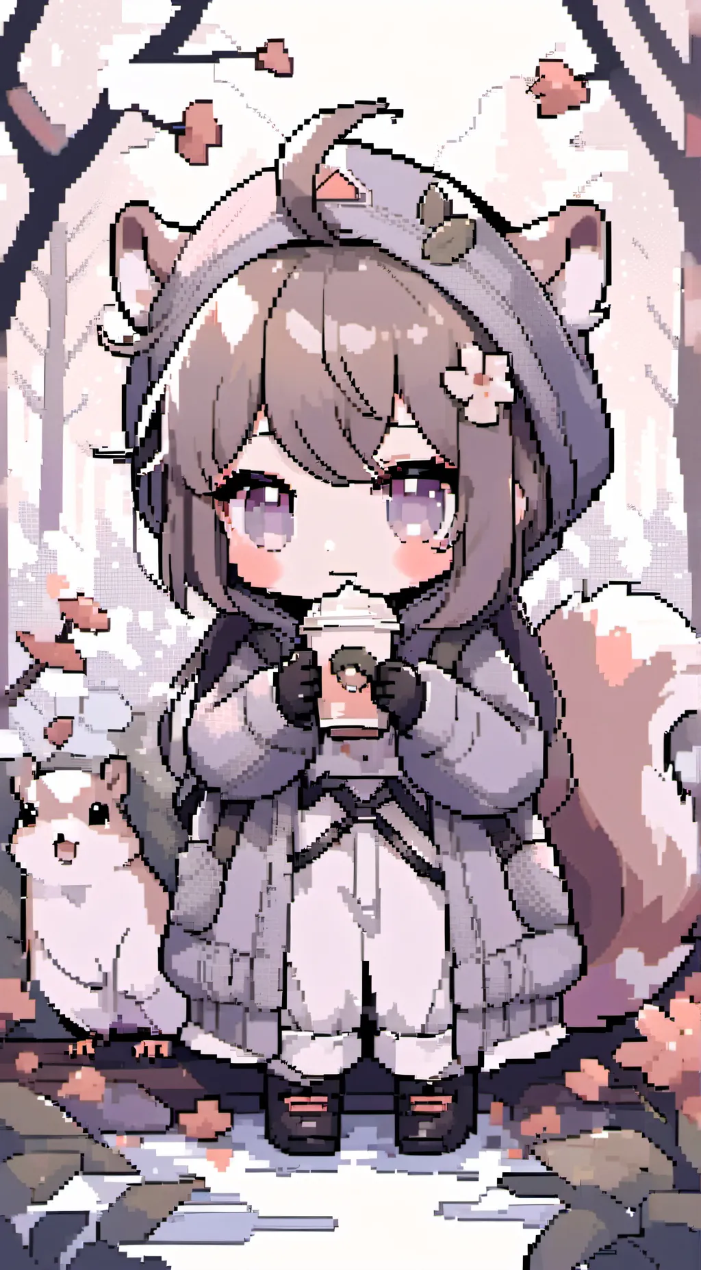 ai character: Amy ♡ background