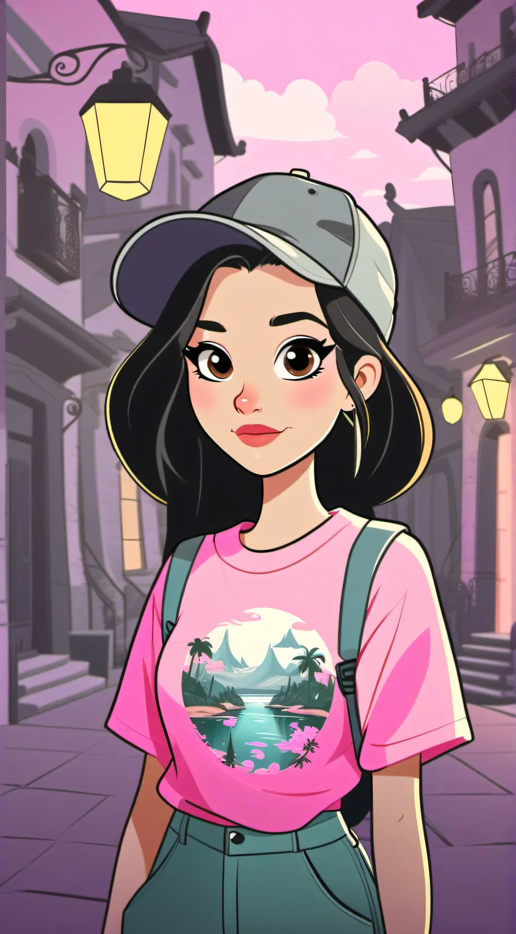 ai character: Dora background