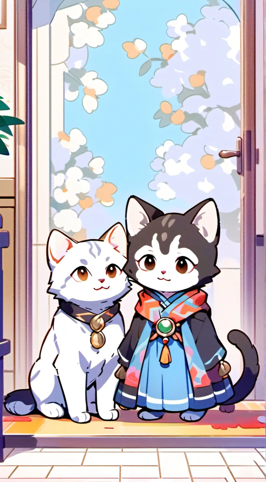 ai character: Bluey background