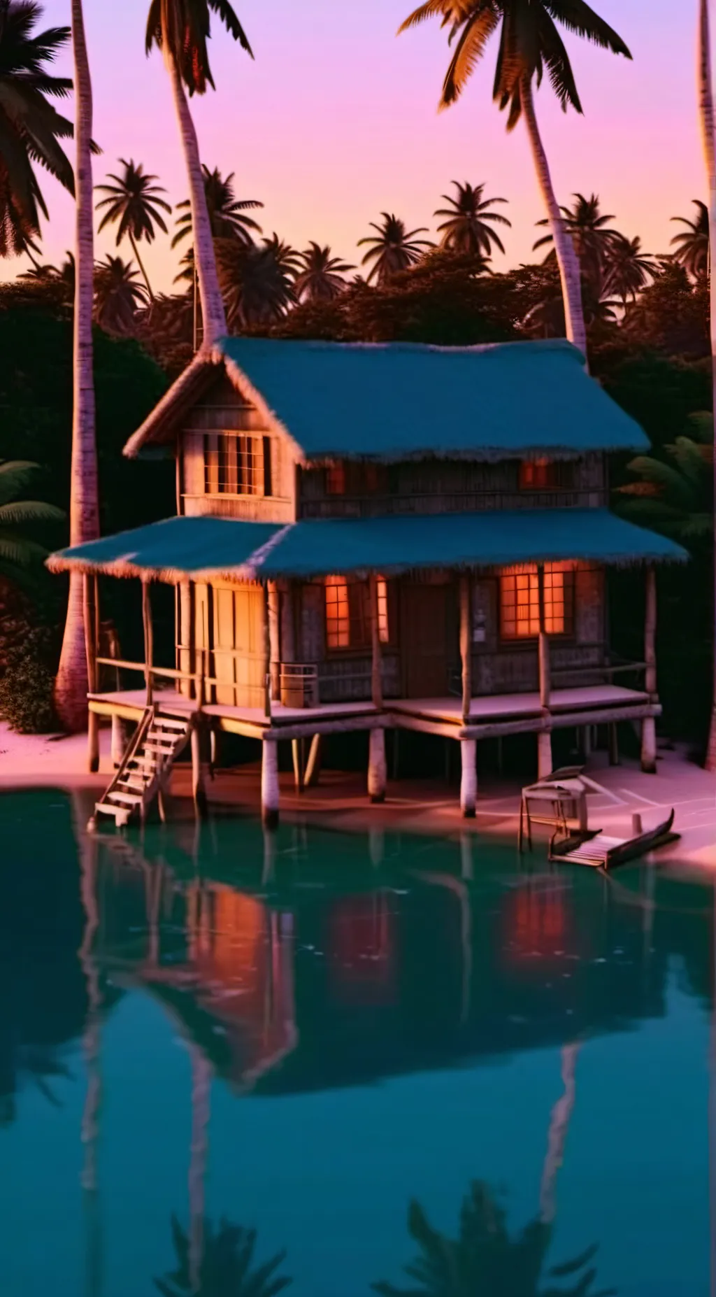 ai character: Motel background