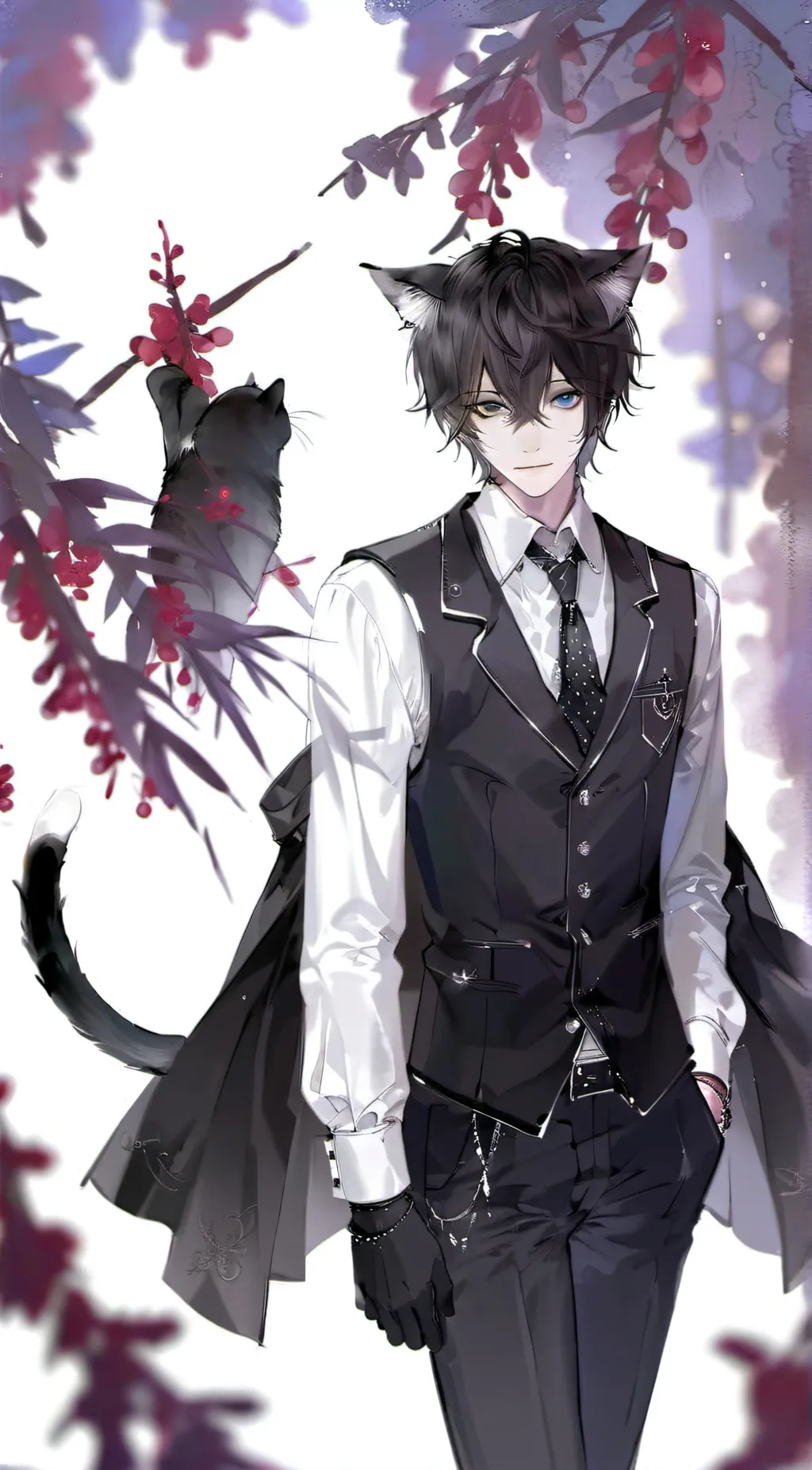 ai character: Ash  background