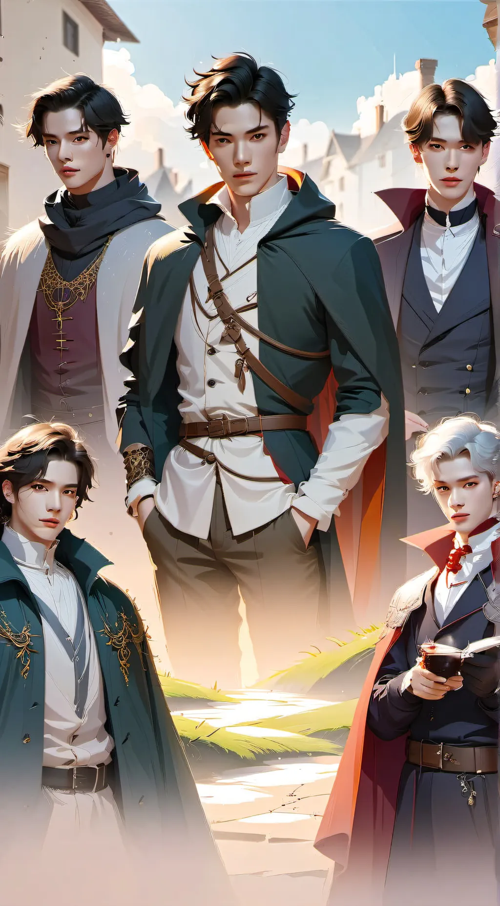 ai character: Suitors background