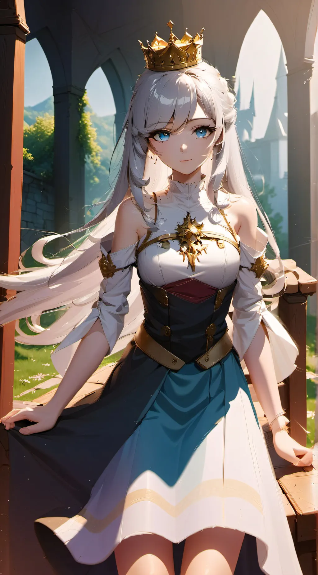 ai character: Queen Camille background