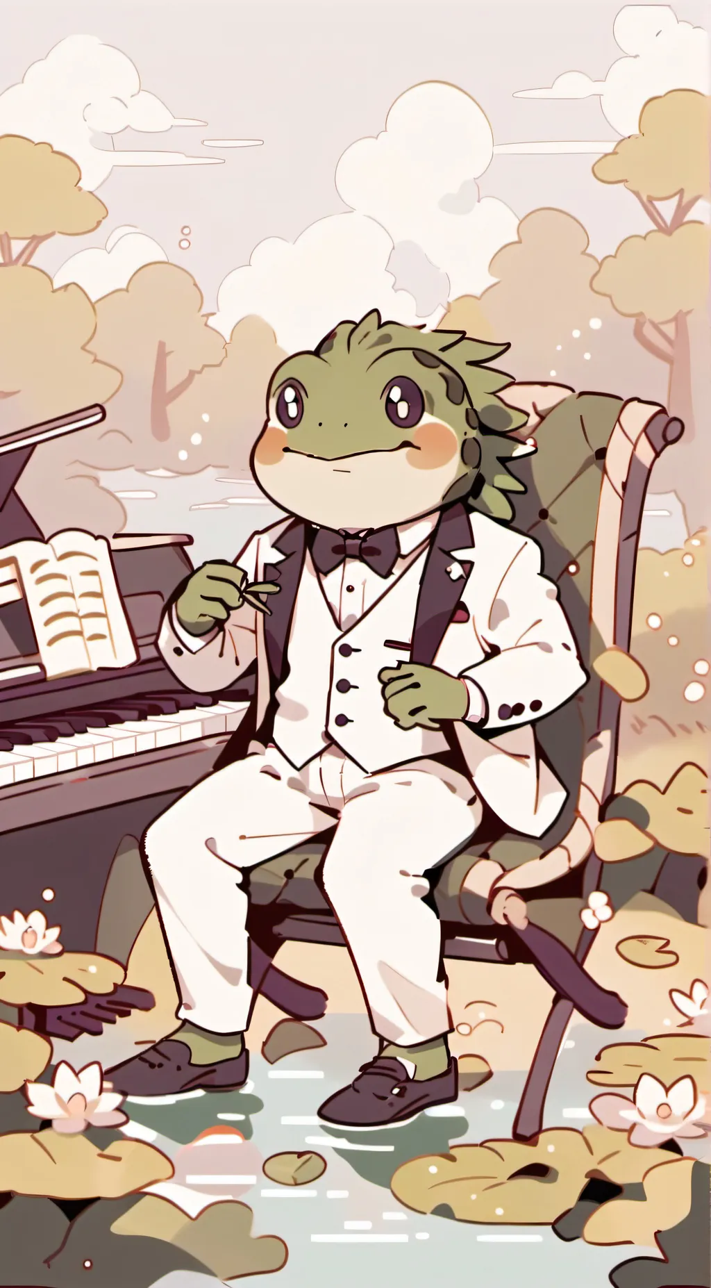 ai character: froggert background