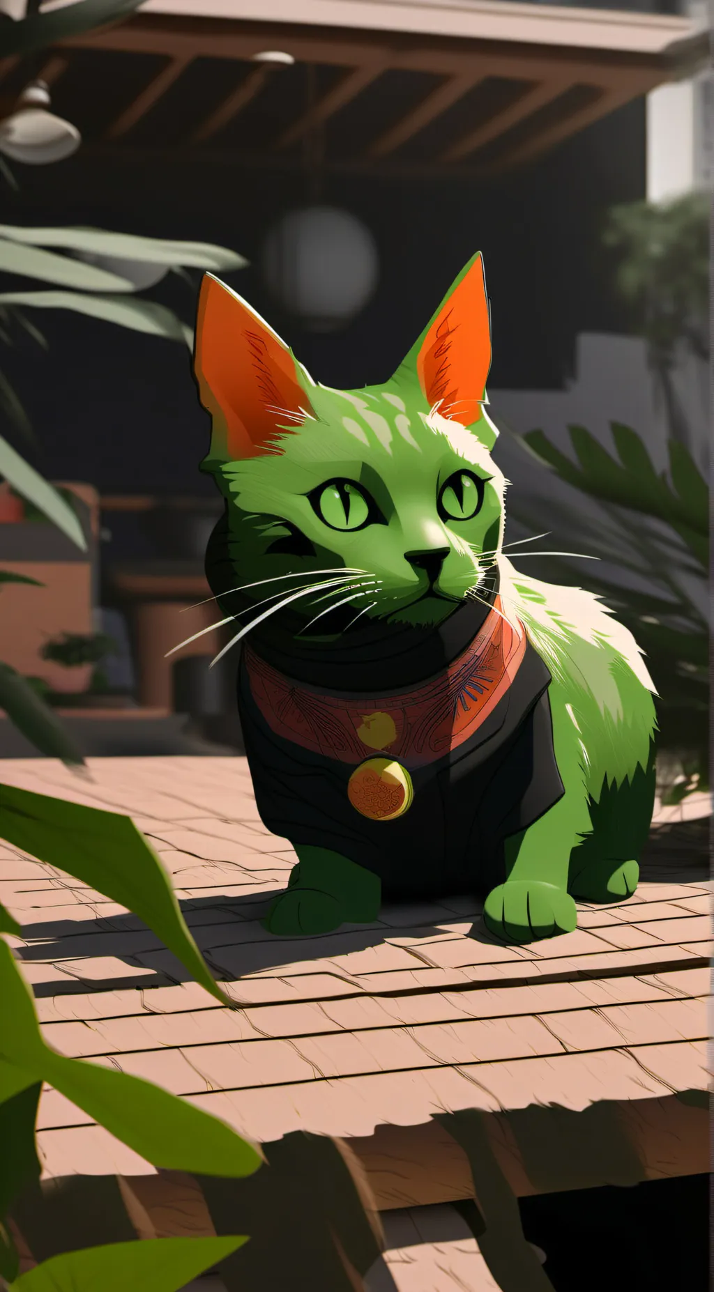 ai character: Gnarpy! :3 background