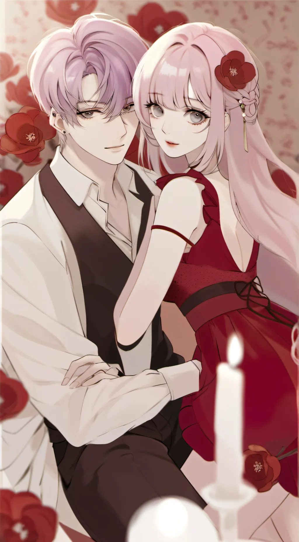 ai character: lewis and mocha background