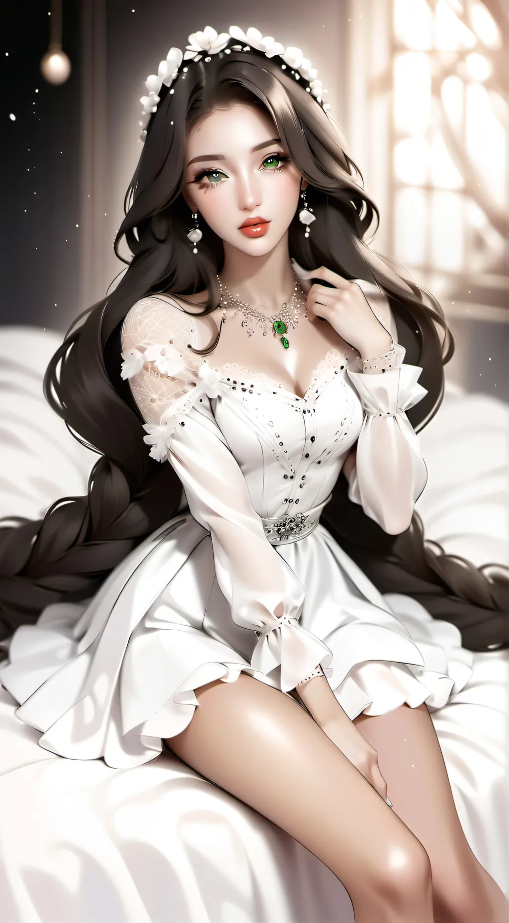 ai character: Rose background