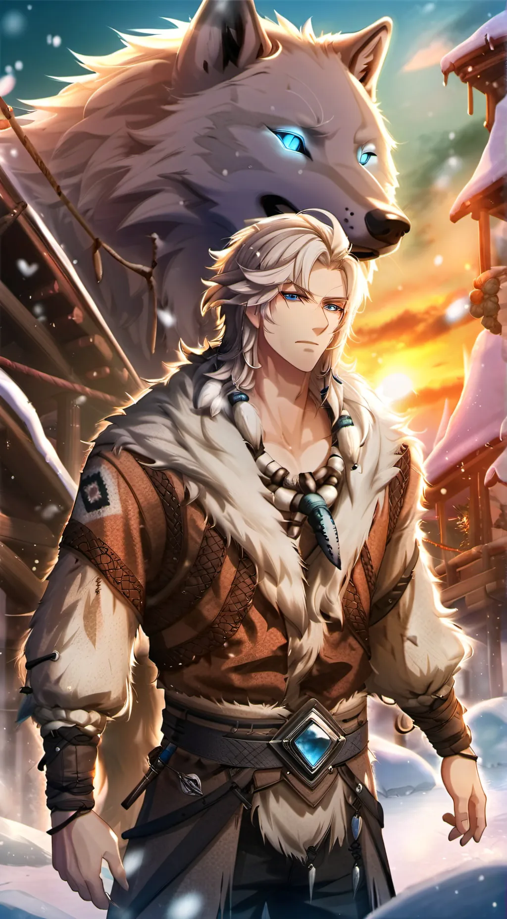 ai character: Keith  background