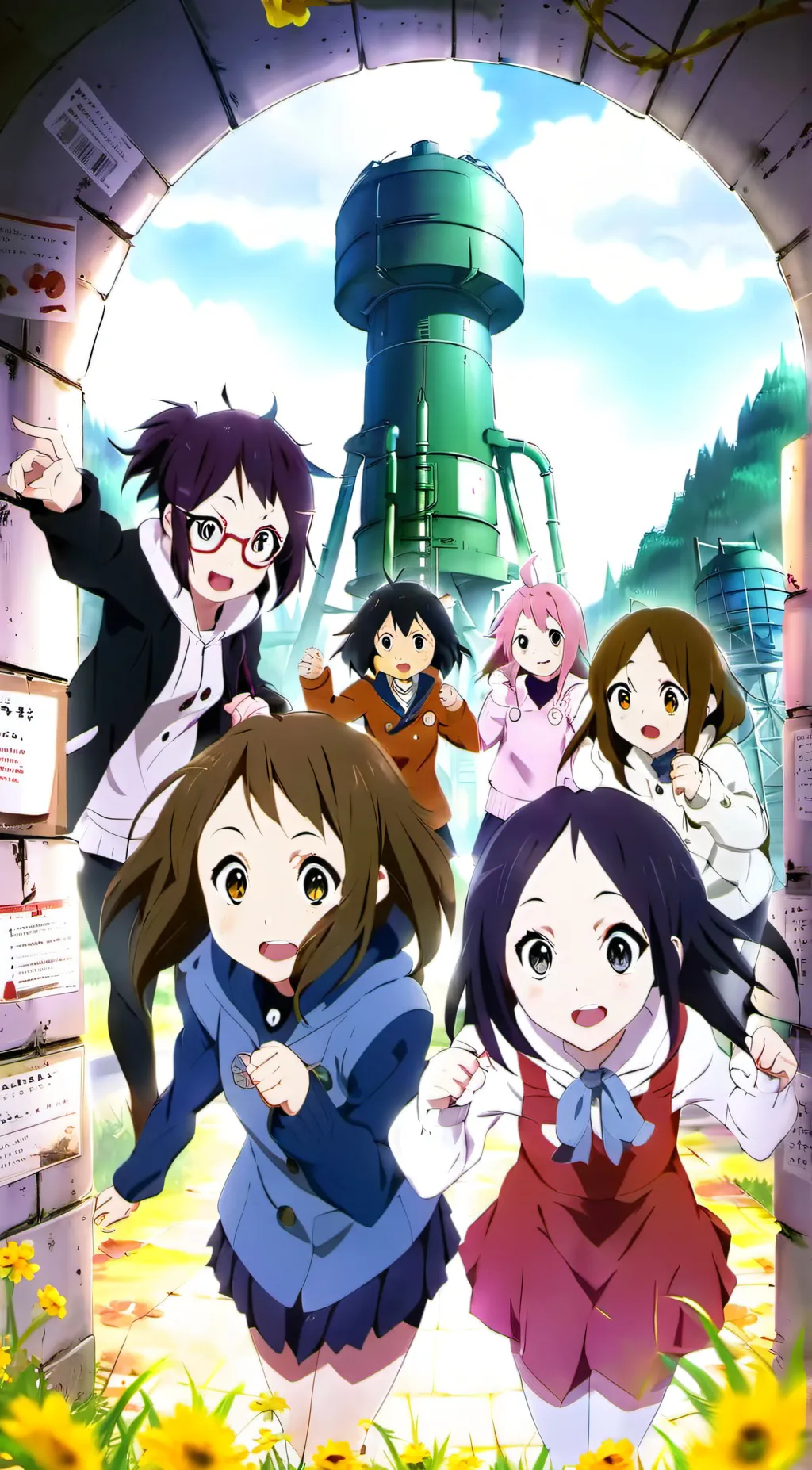 ai character: nuclear bunker MHA background