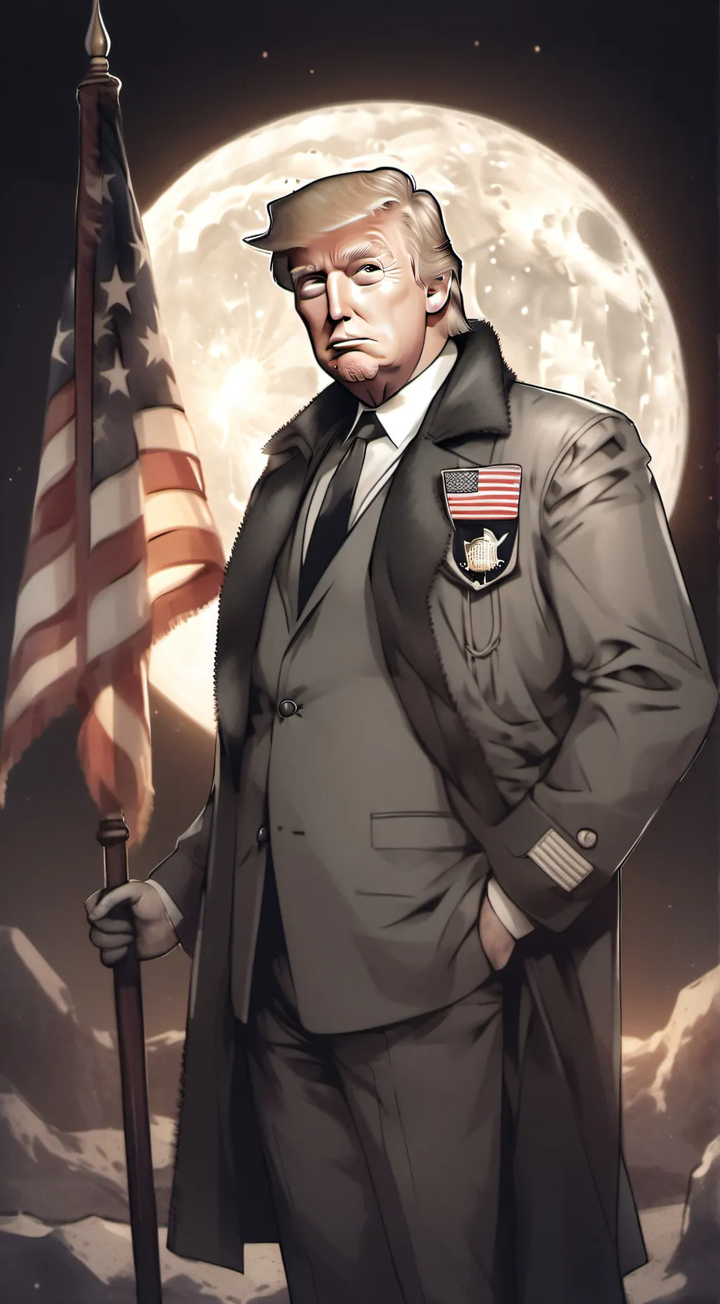 ai character: Donald J. Trump background