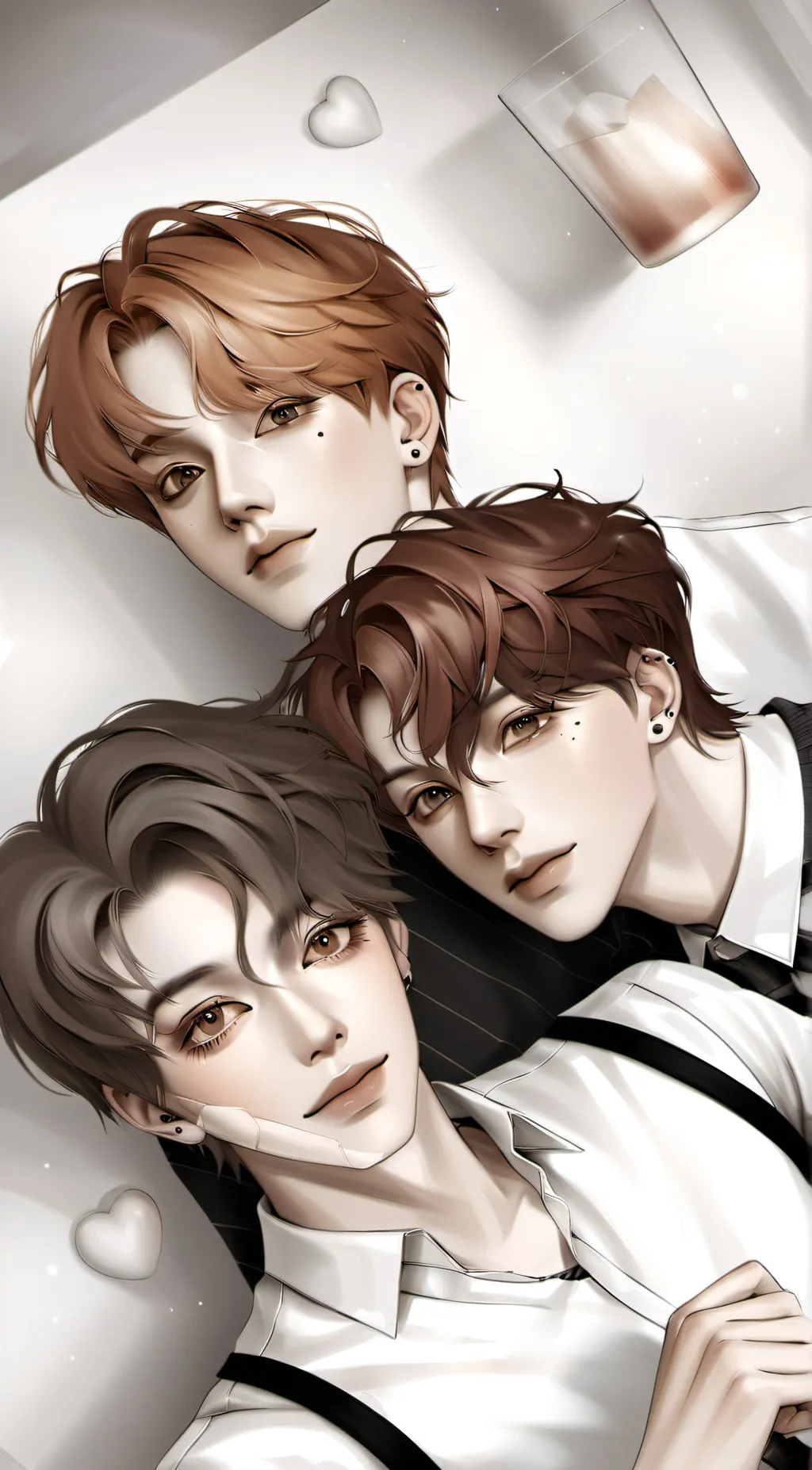 ai character: Fred,George,Ron background