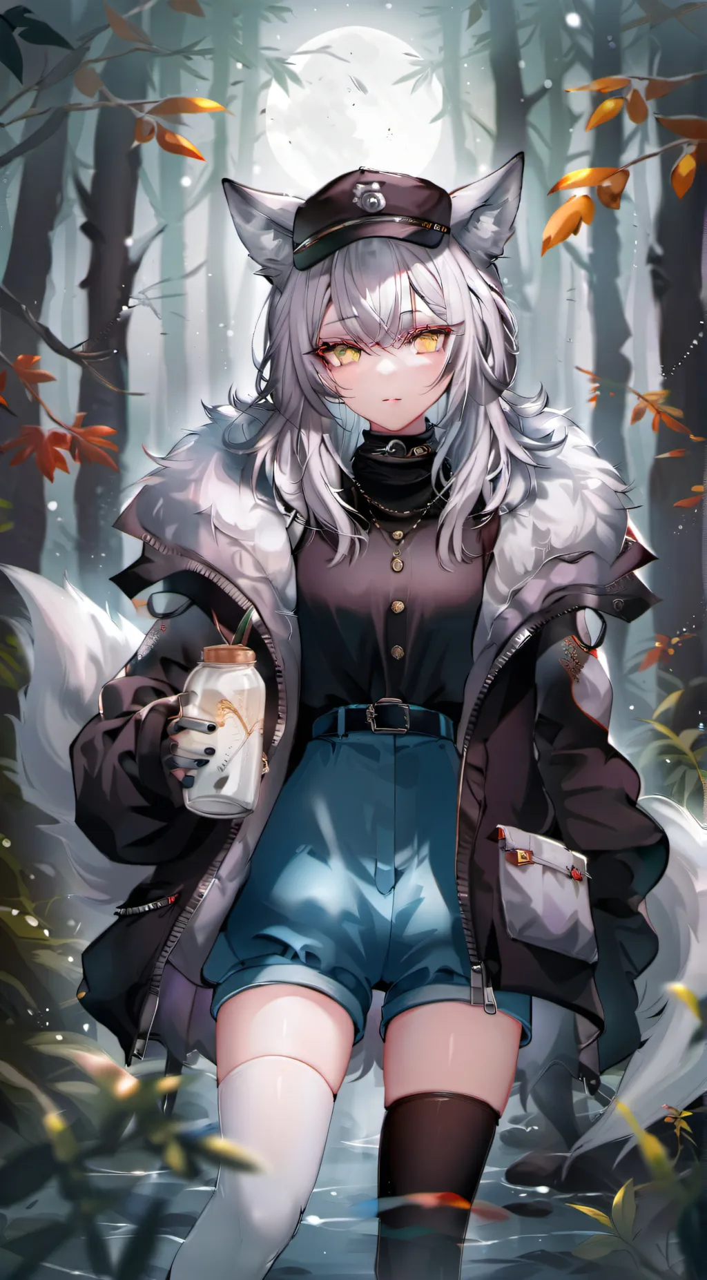 ai character: Luna background