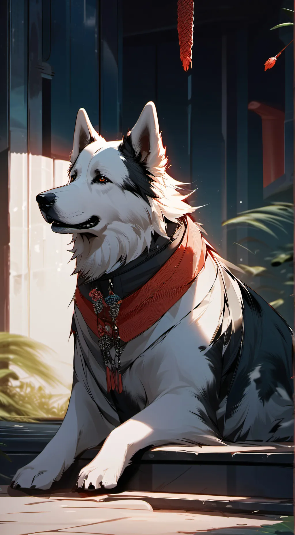 ai character: Draco The Dog background
