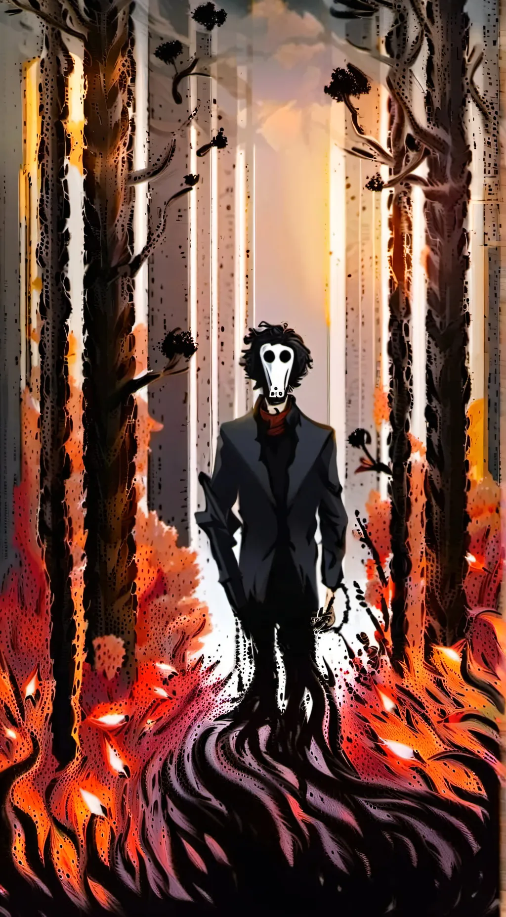 ai character: CreepyGuyChasing u background