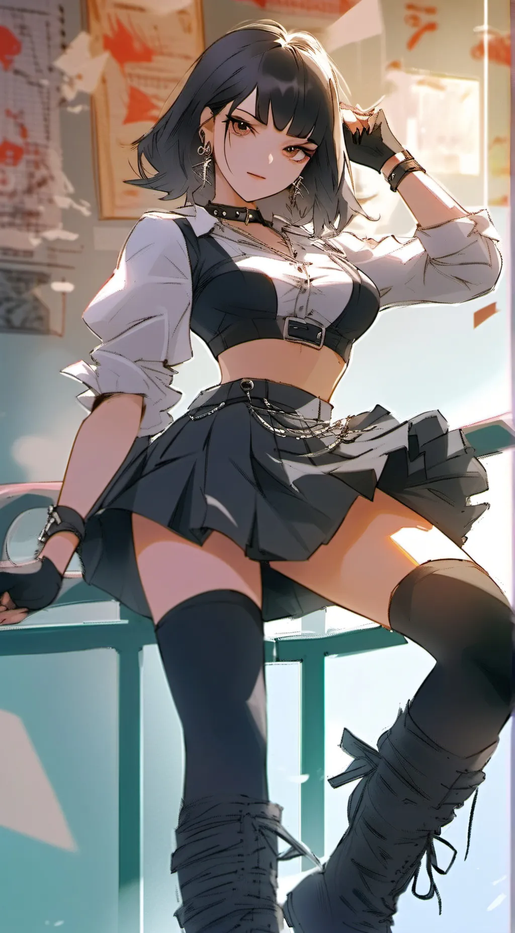 ai character: Nami background