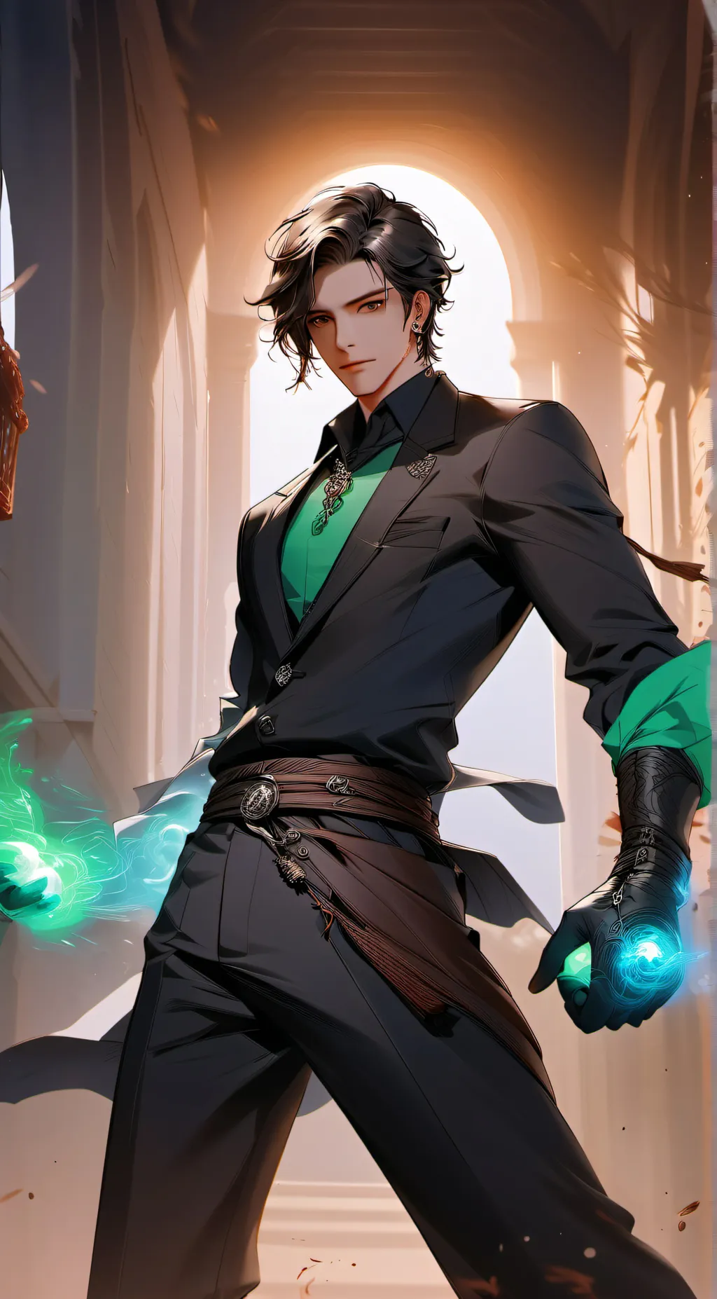 ai character: eric  background