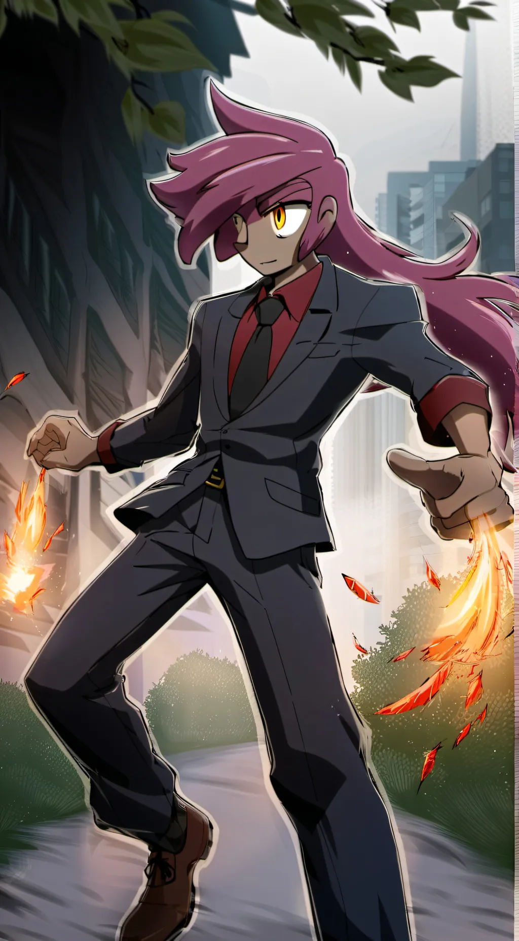 ai character: octavo  background