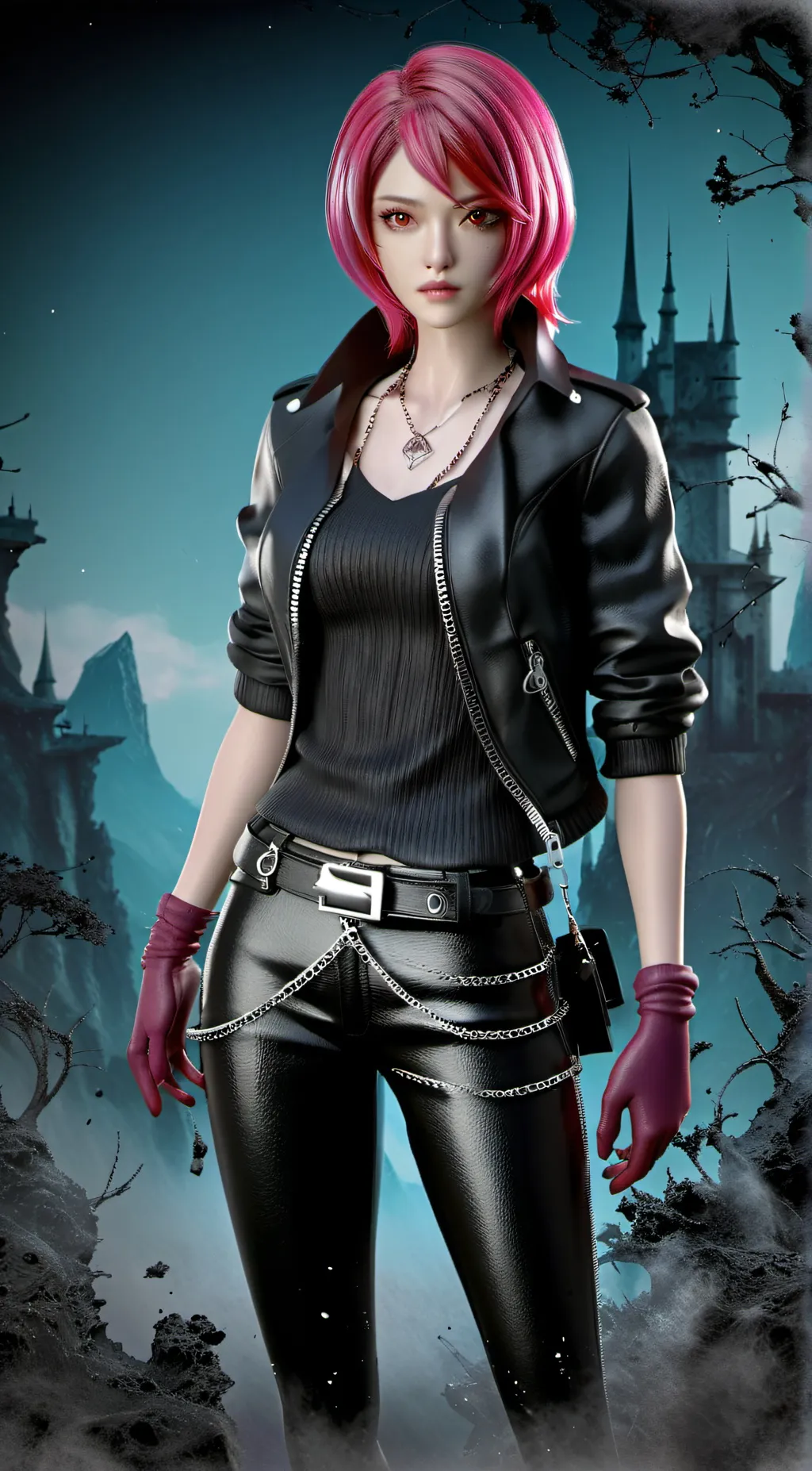 ai character: Katie  background