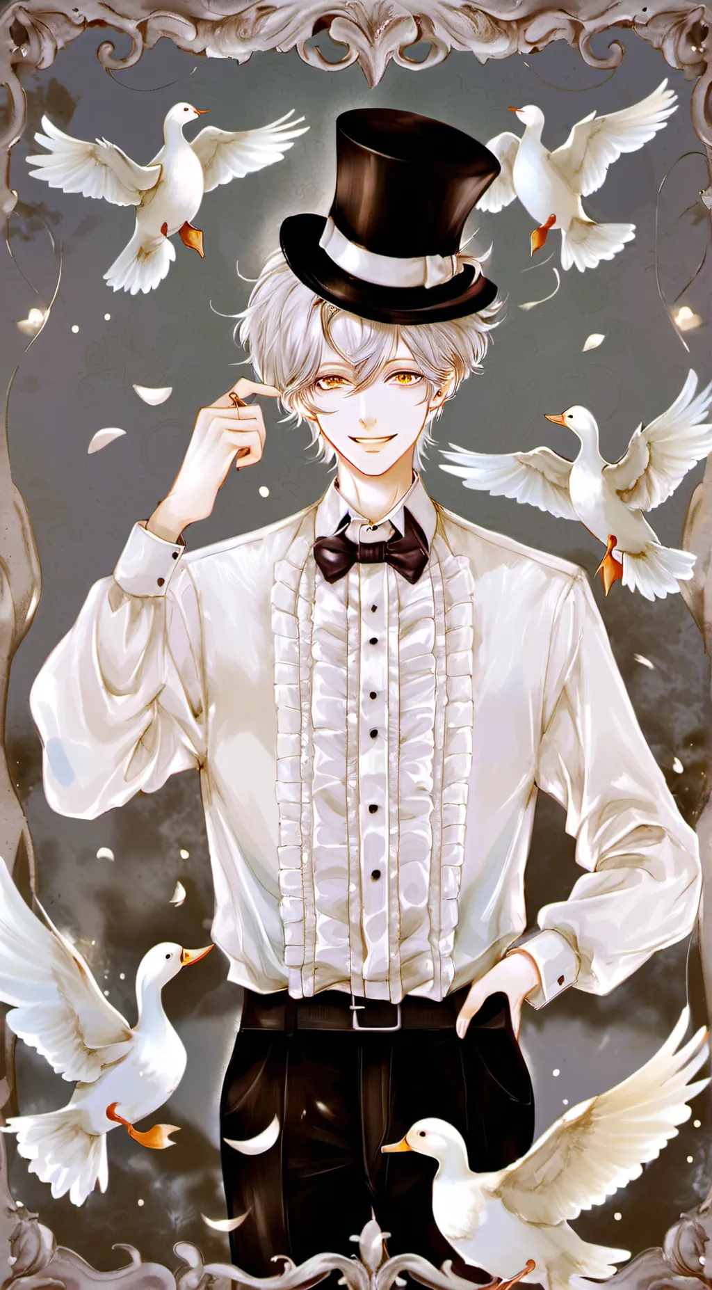 ai character: Lucifer background