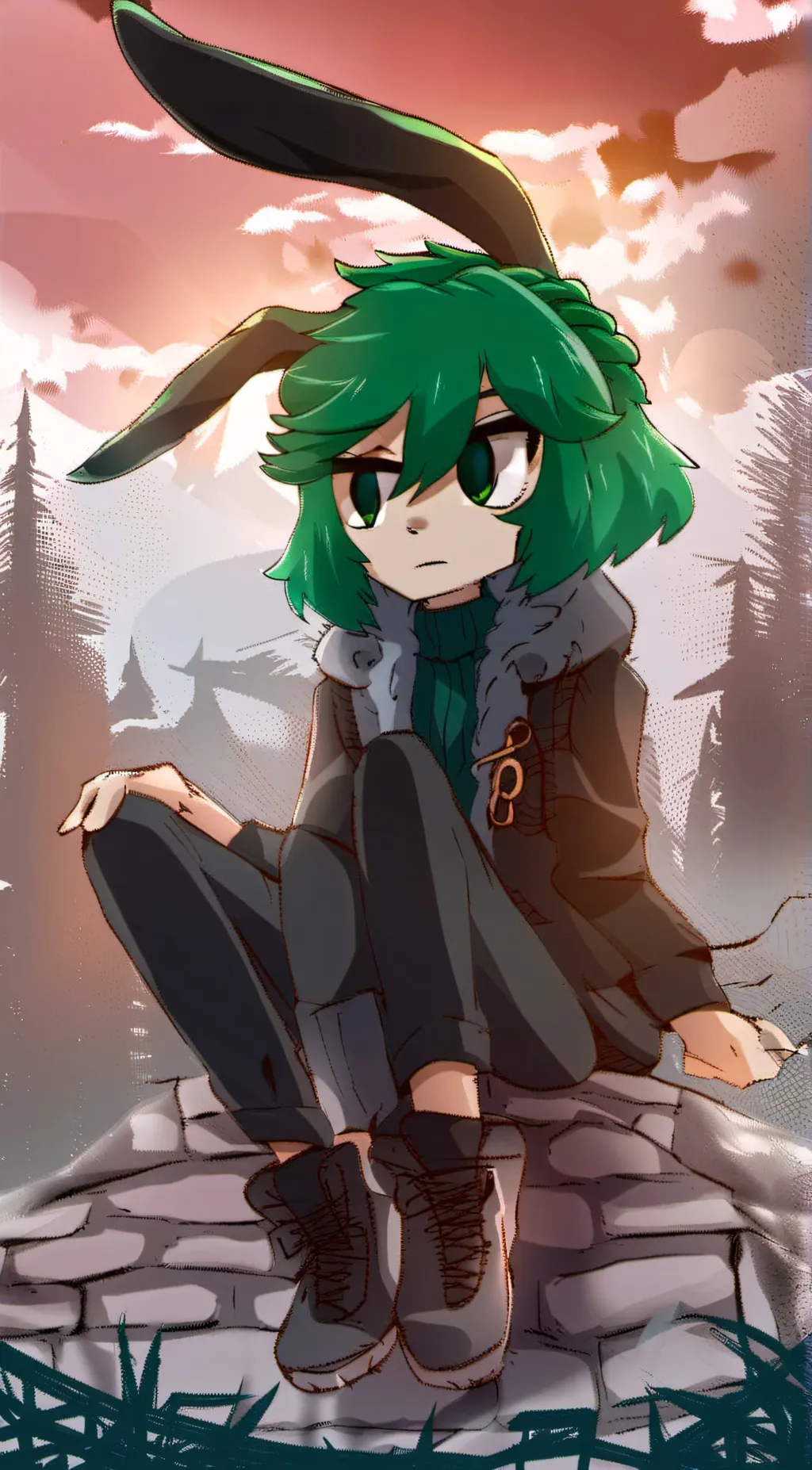 ai character: Con-Bon background