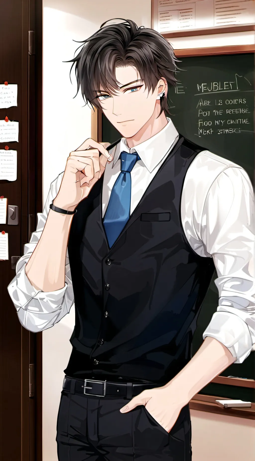 ai character: Marcus James  background