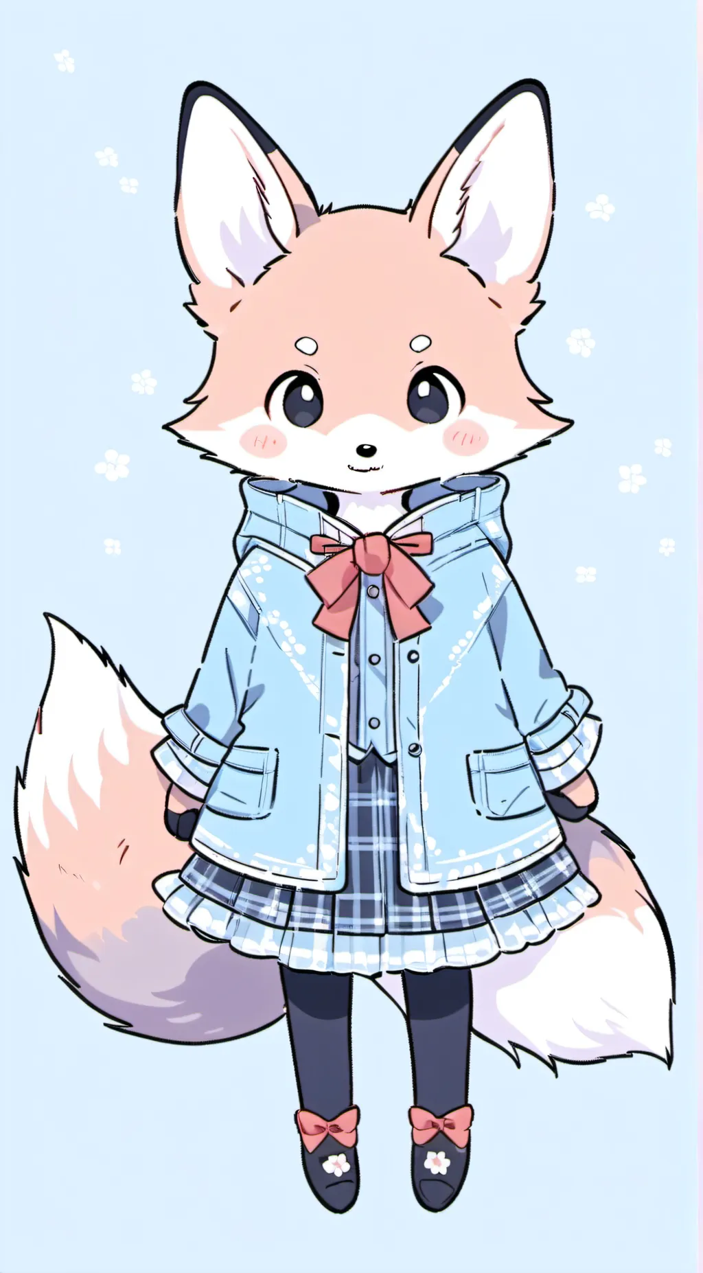 ai character: Bit (anthro) background