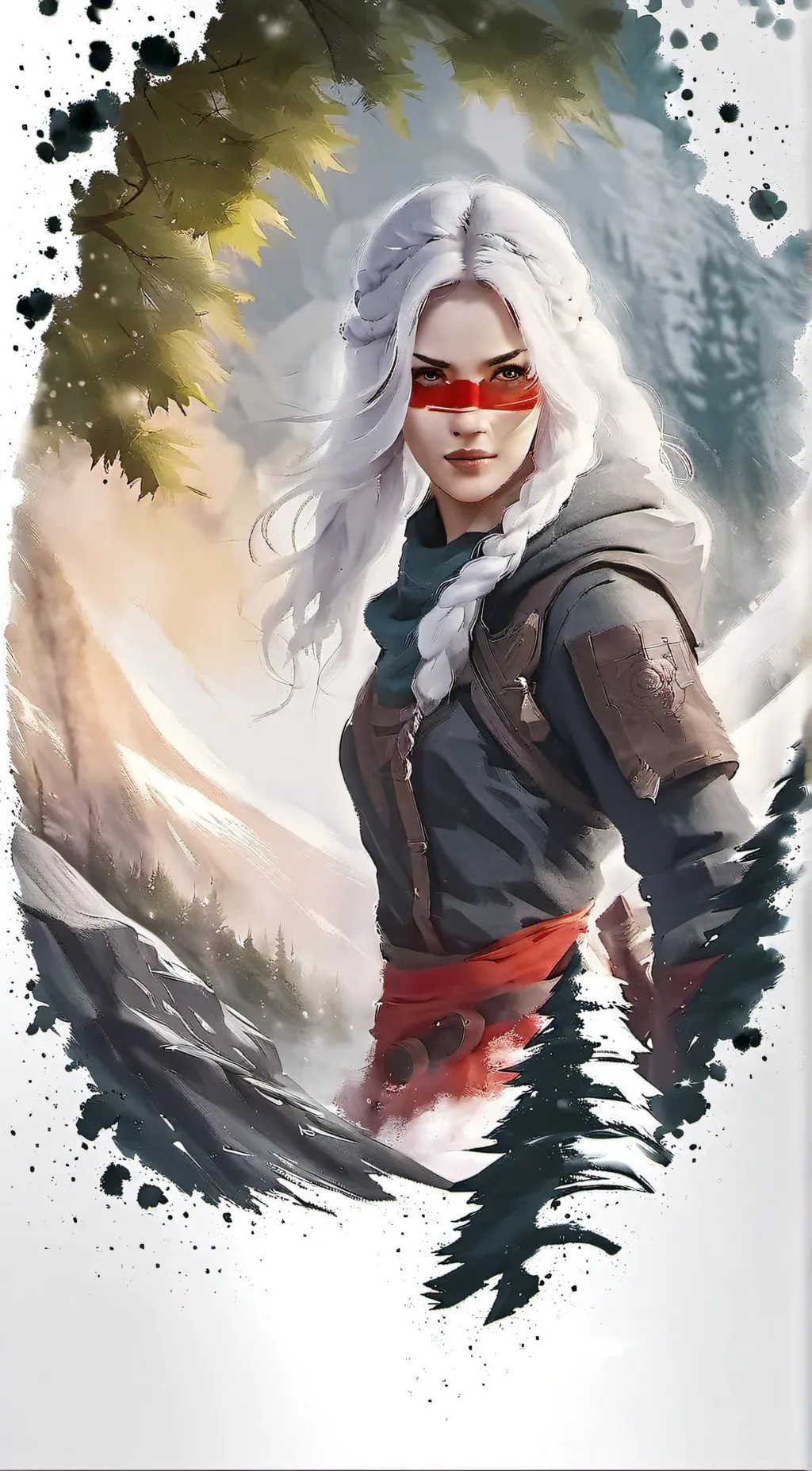 ai character: Harumi (ninjago) background