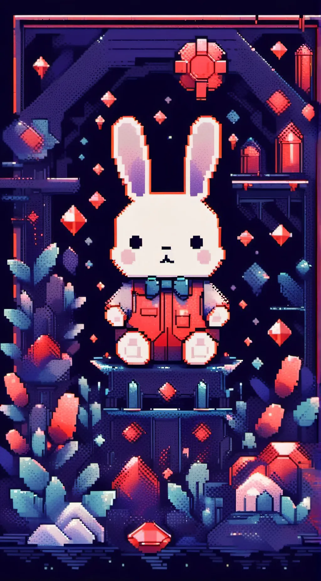 ai character: Bun bun background