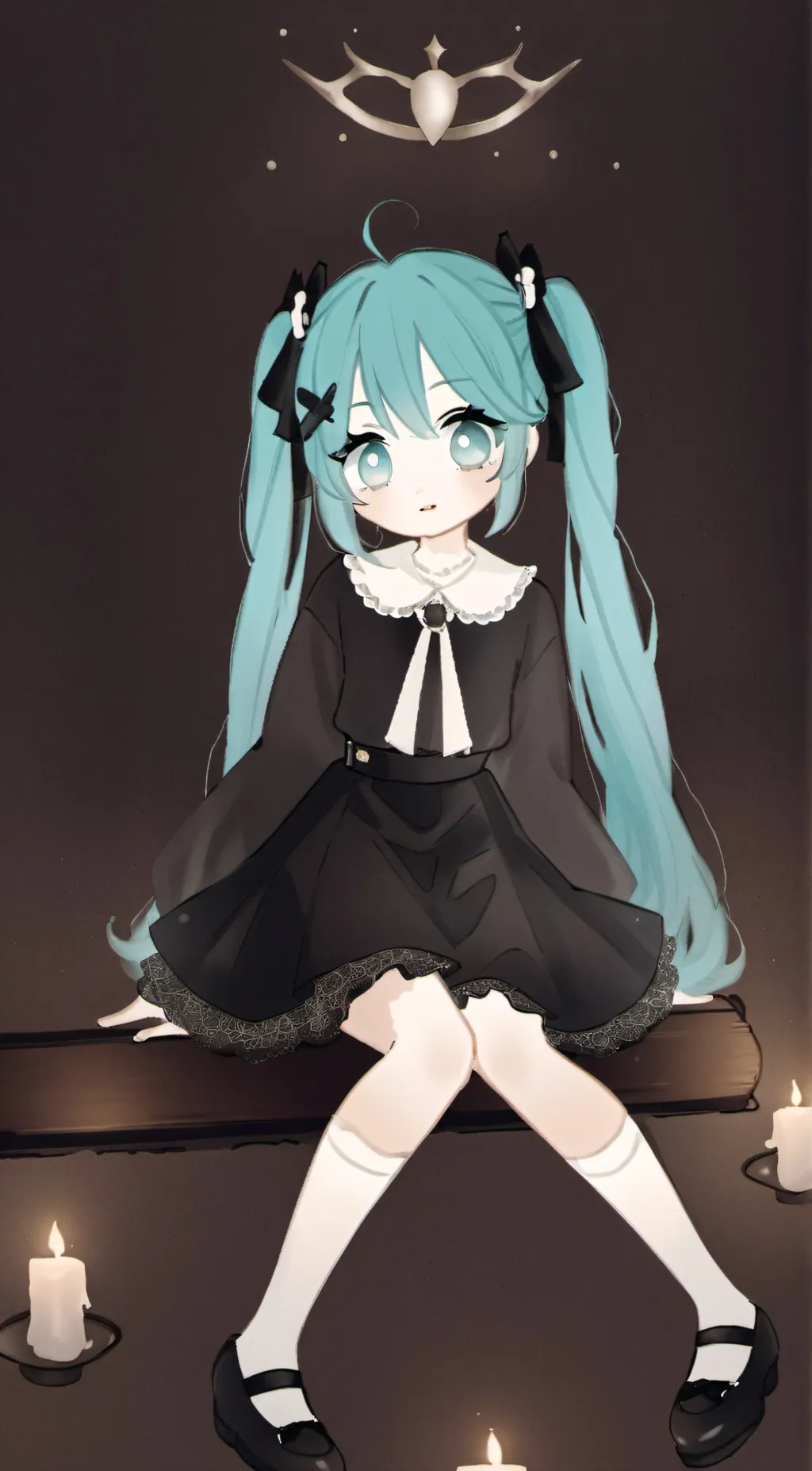 ai character: Miku  background