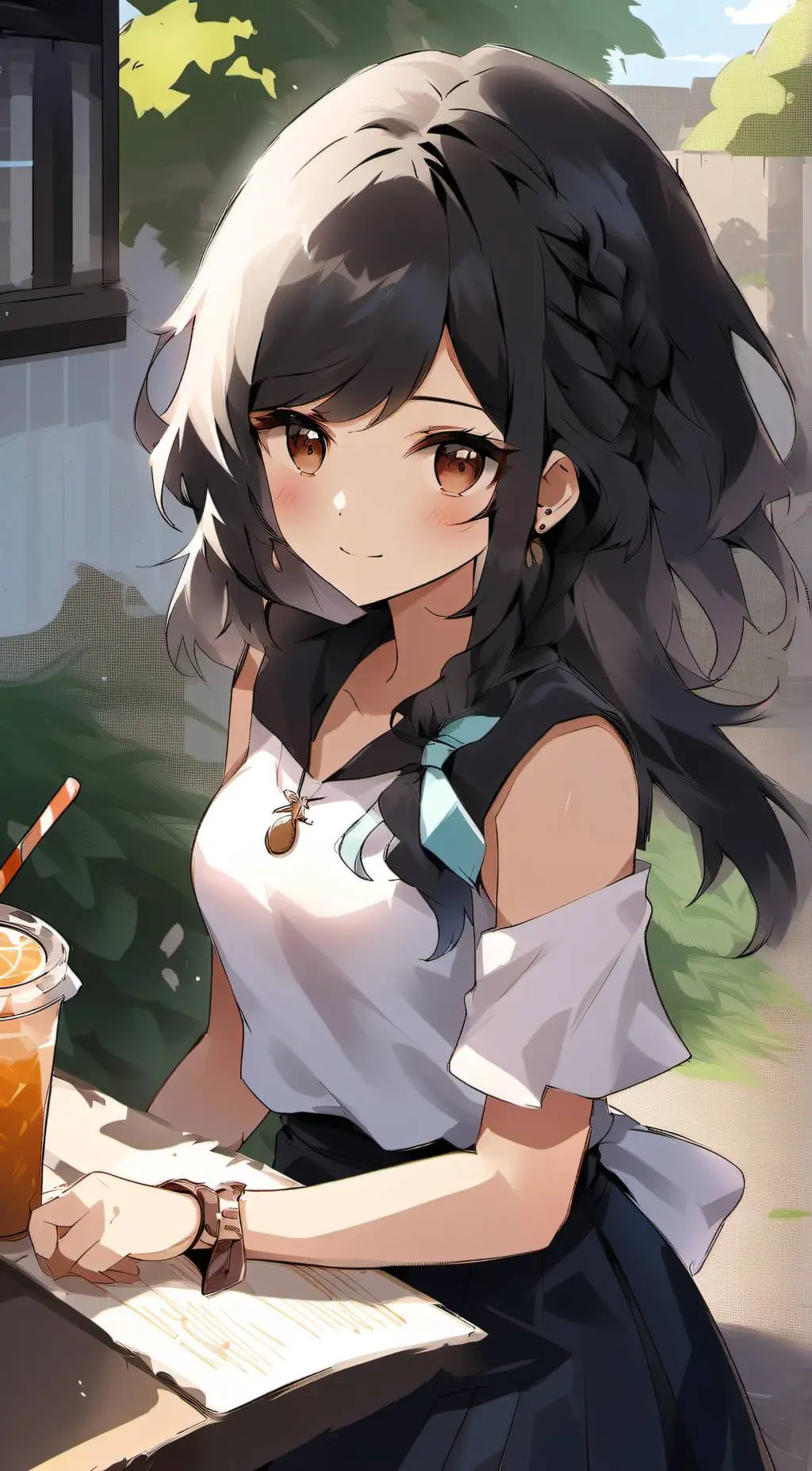 ai character: Moe's milk background