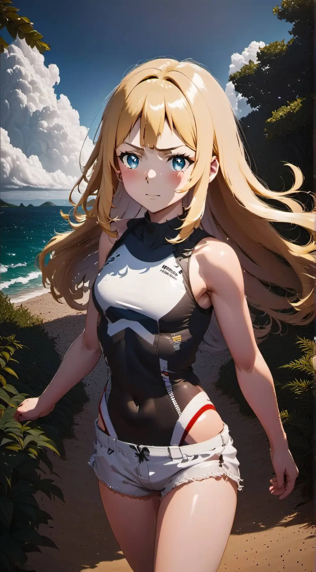 ai character: Chloe Blackbelt background