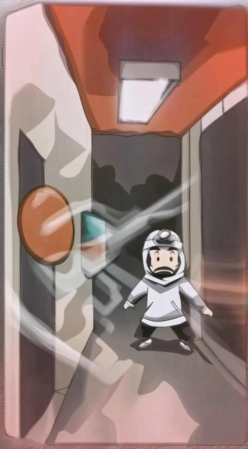 ai character: mugman meme background