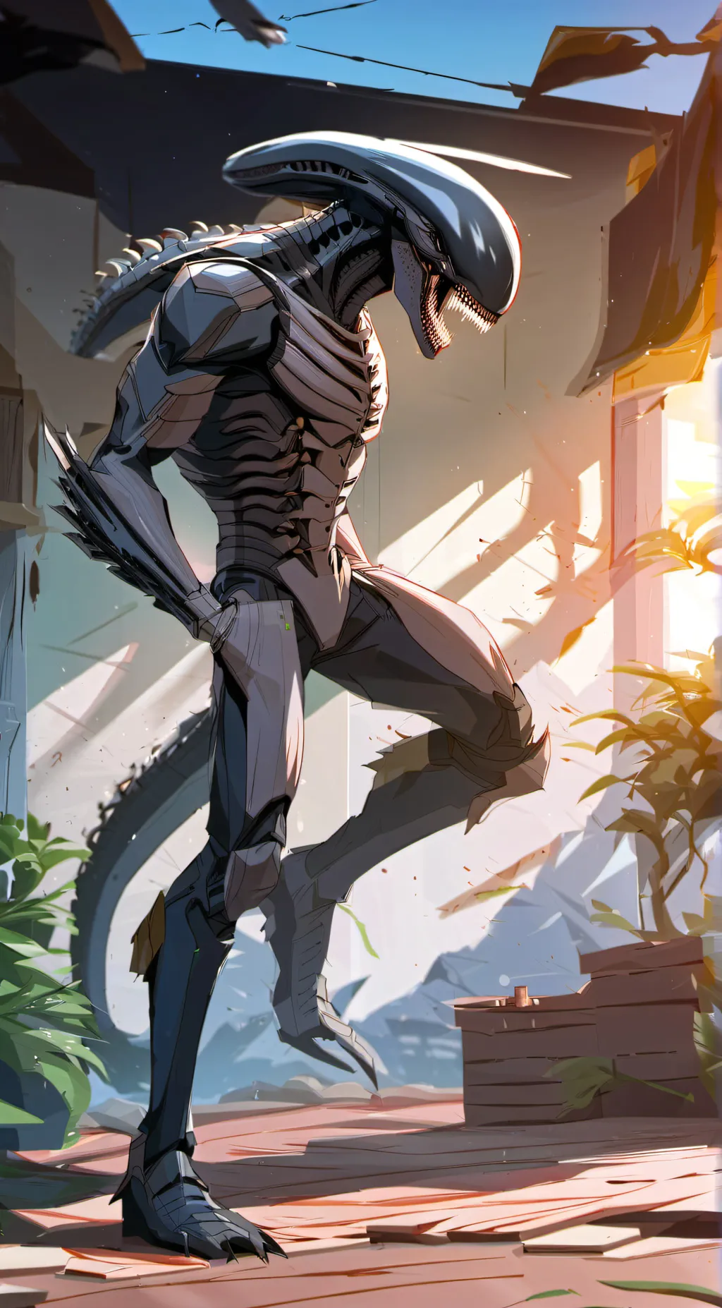 ai character: Blade background