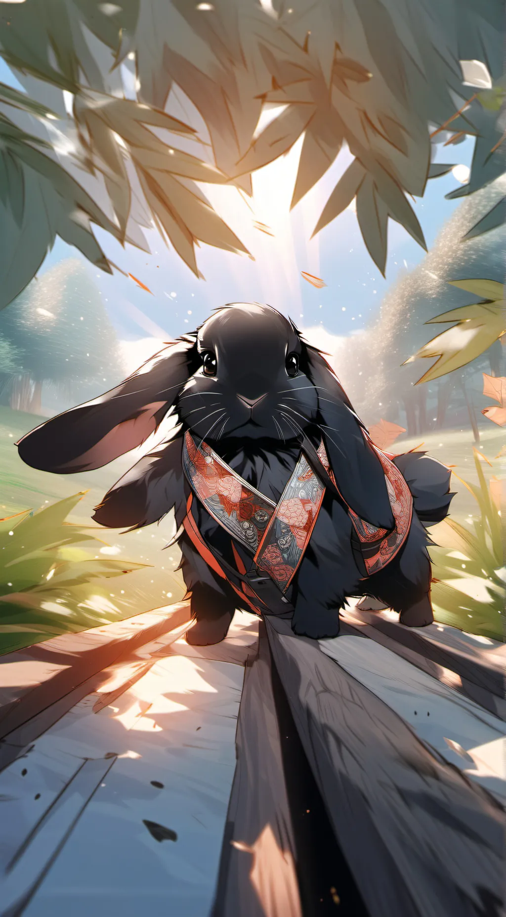 ai character: Ebony background