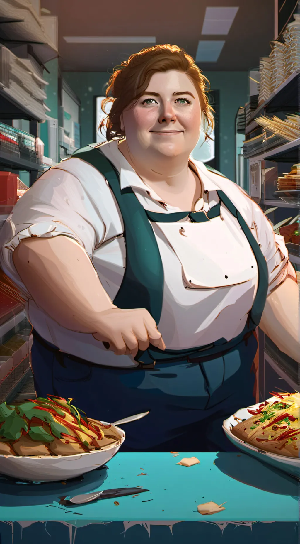 ai character: Miss b background