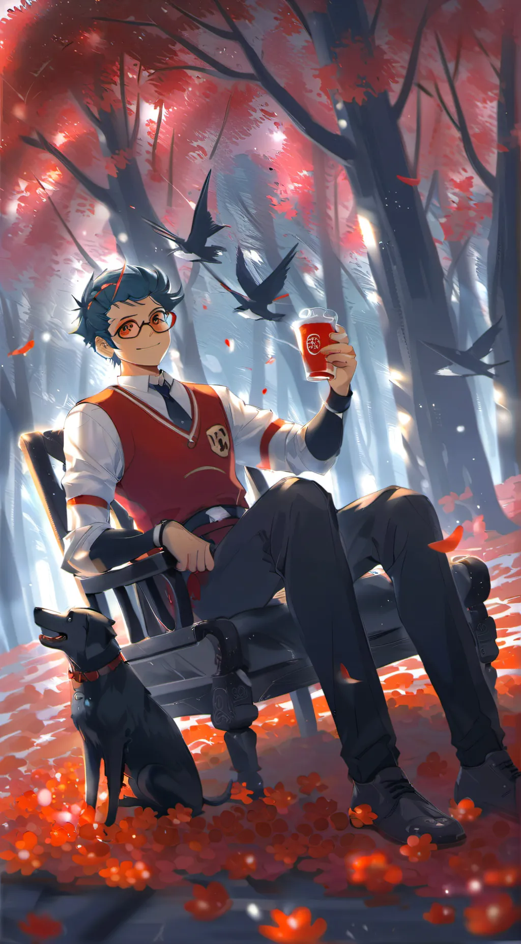 ai character: wally darling  background