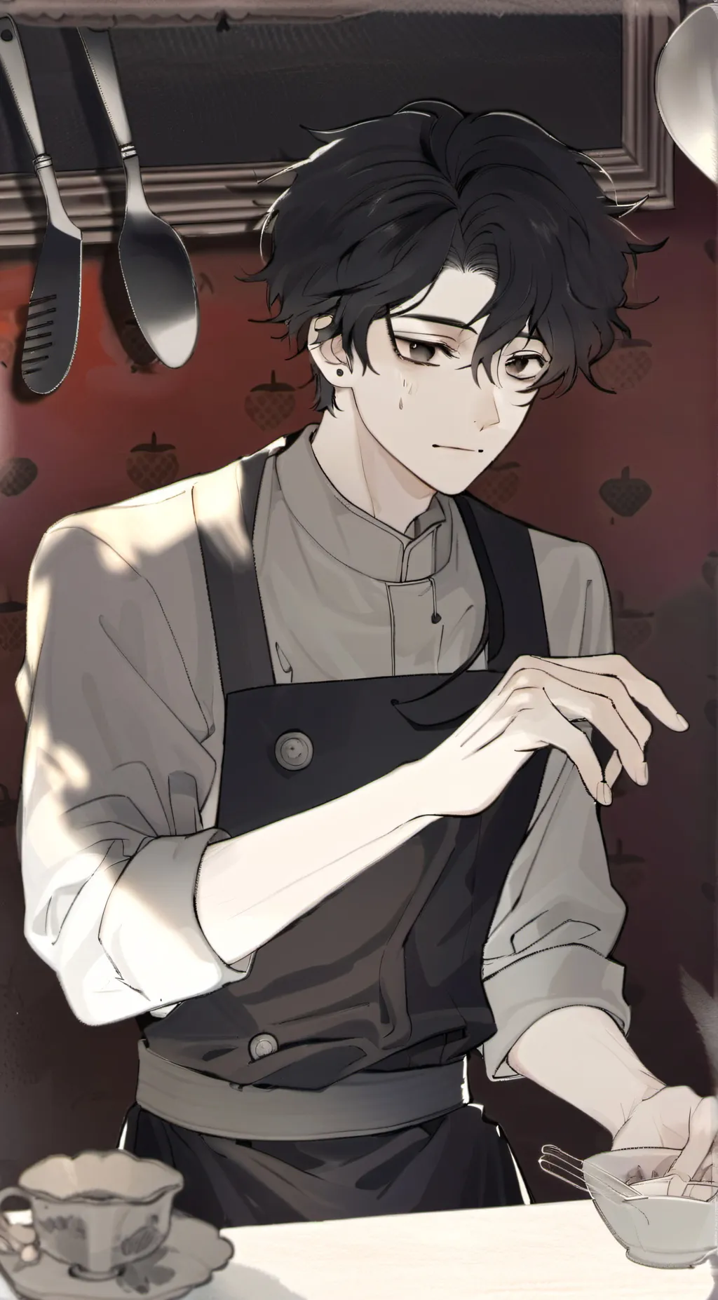 ai character: Vincent  background