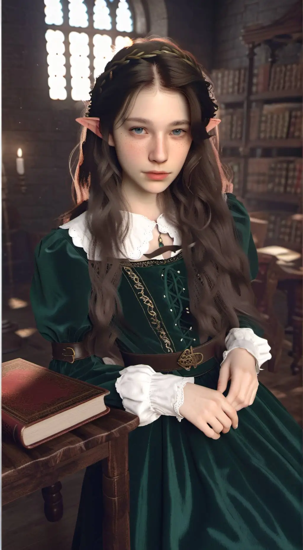 ai character: Ellie Witcher background