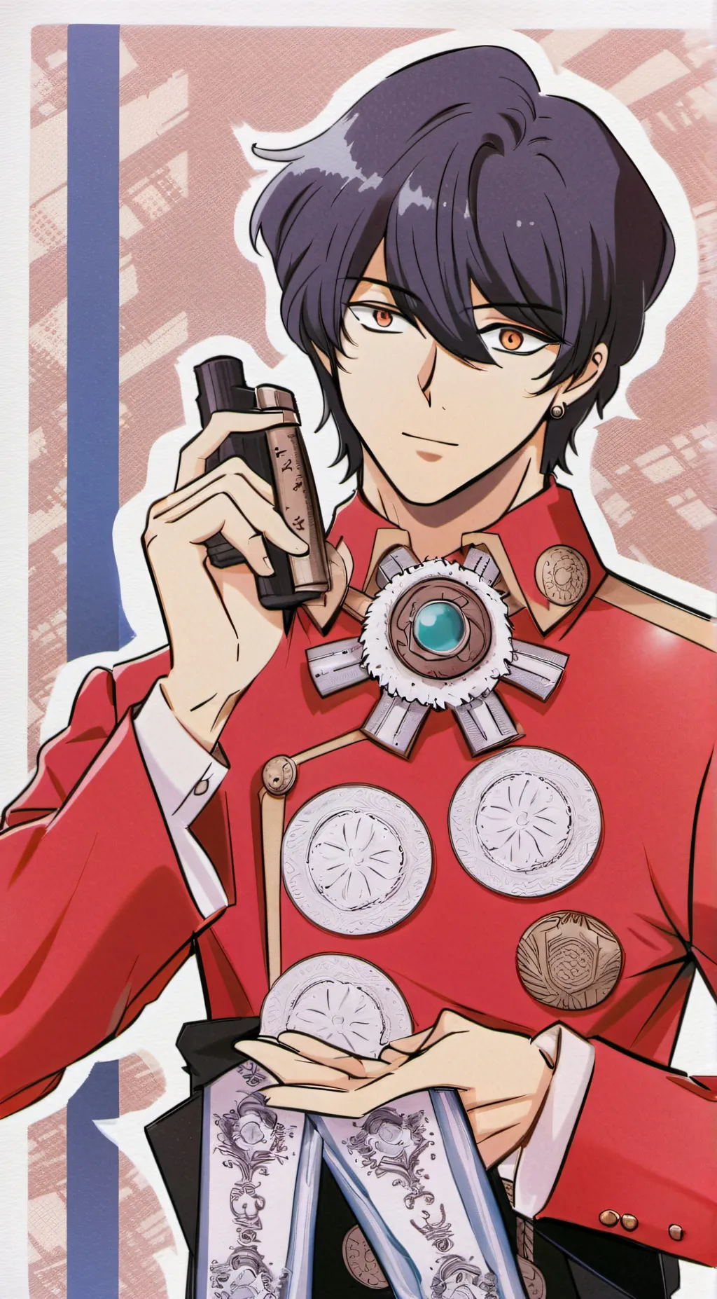 ai character: Mash background