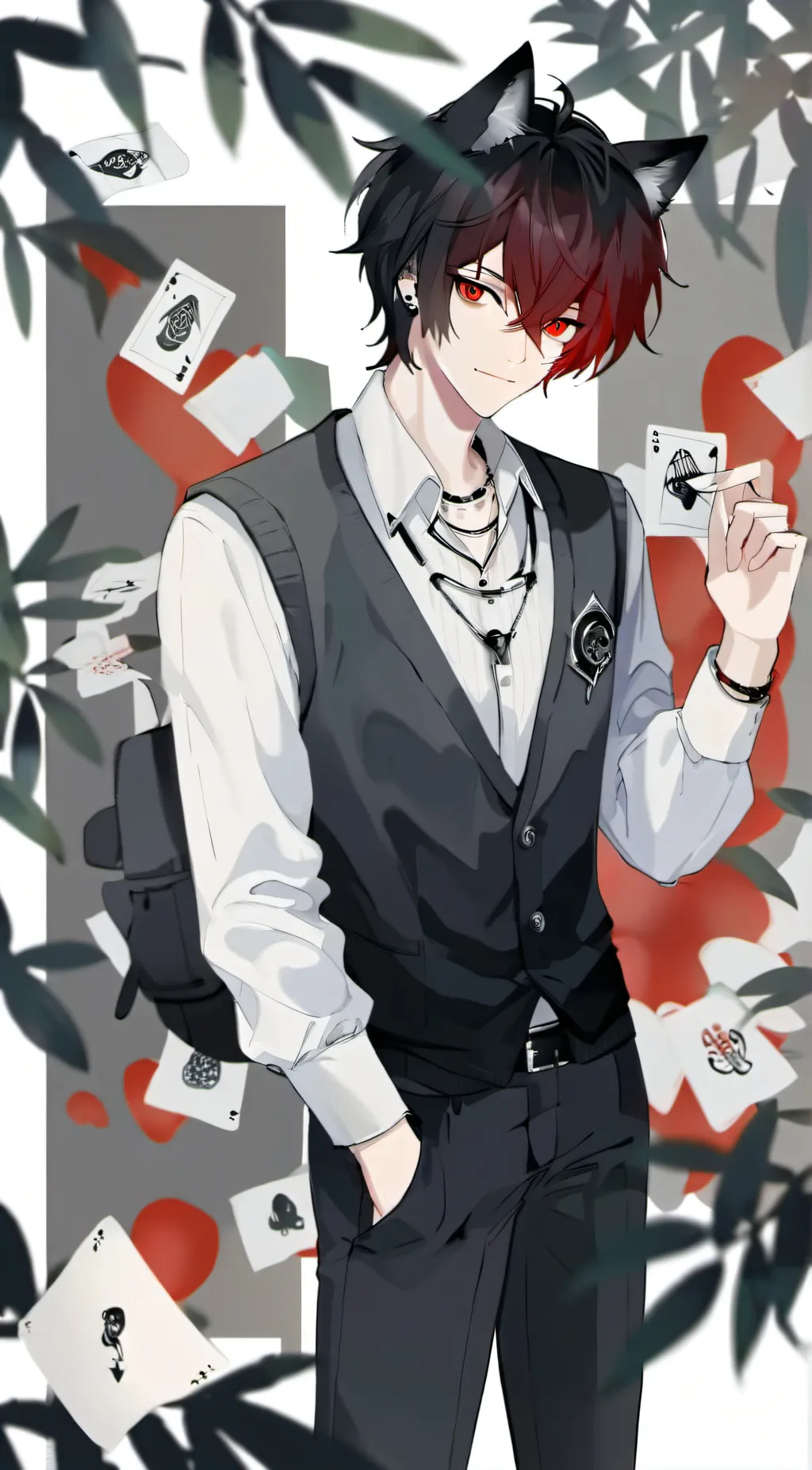 ai character: Leo background