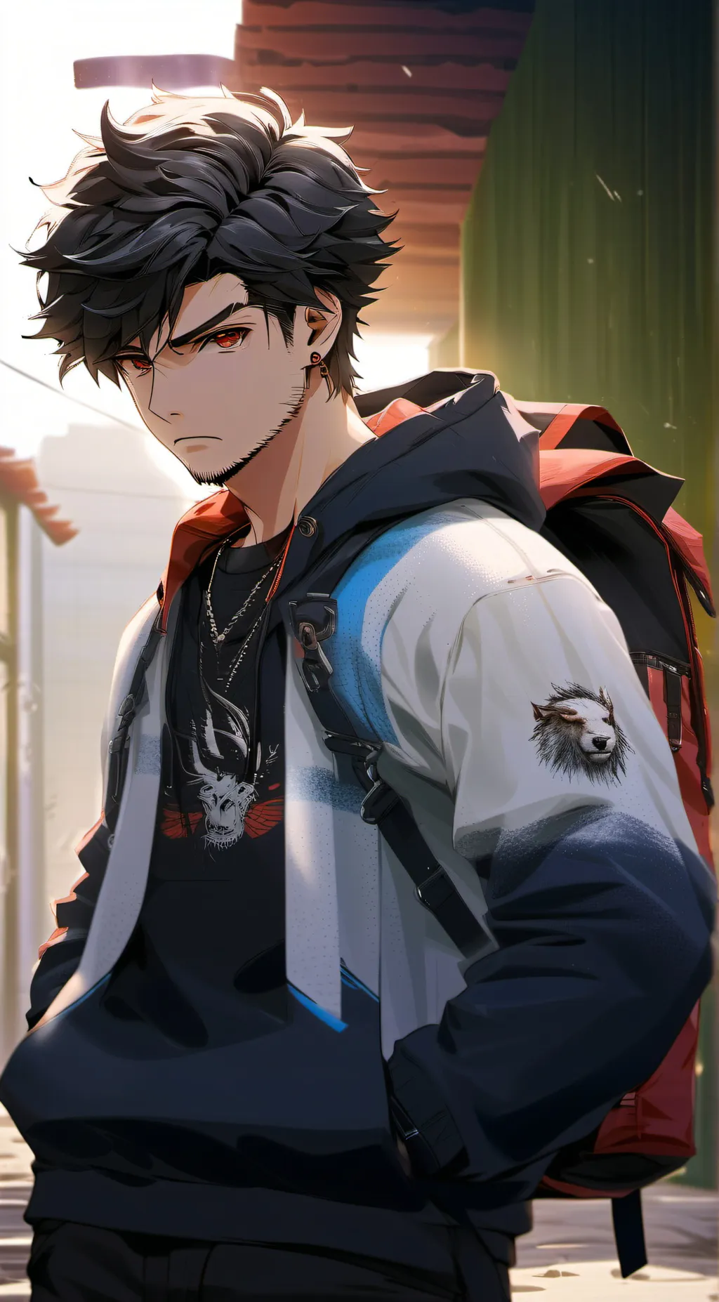 ai character: Koyo background