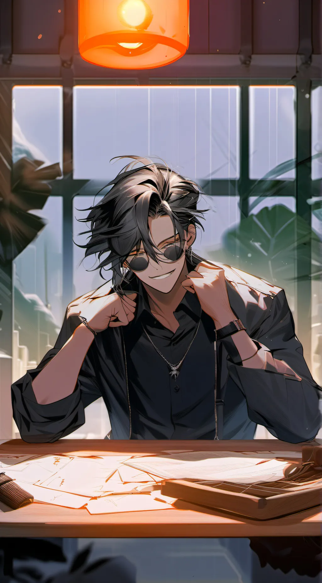 ai character: •Lewis• background