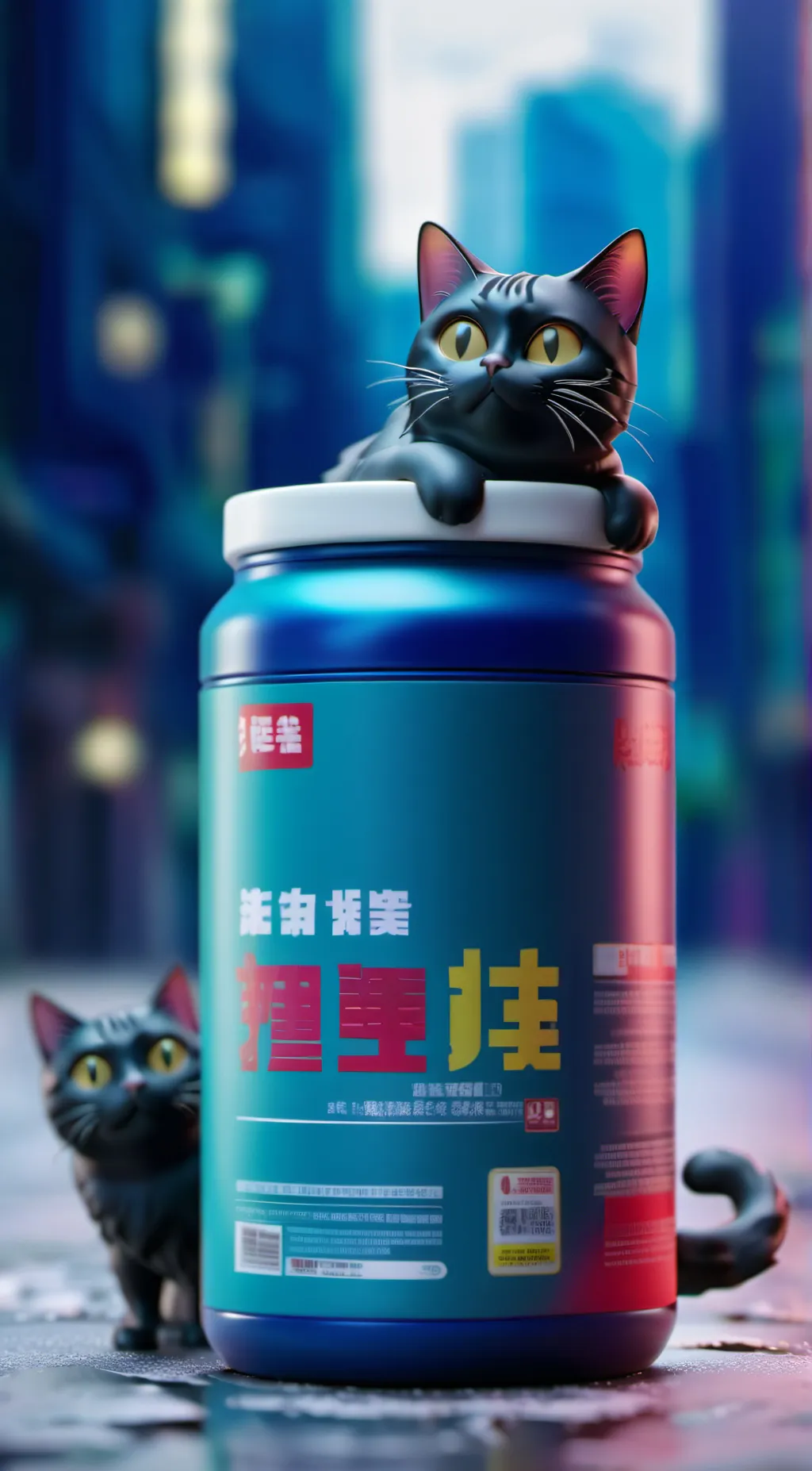 ai character: SHAMPOO MEME👹 background