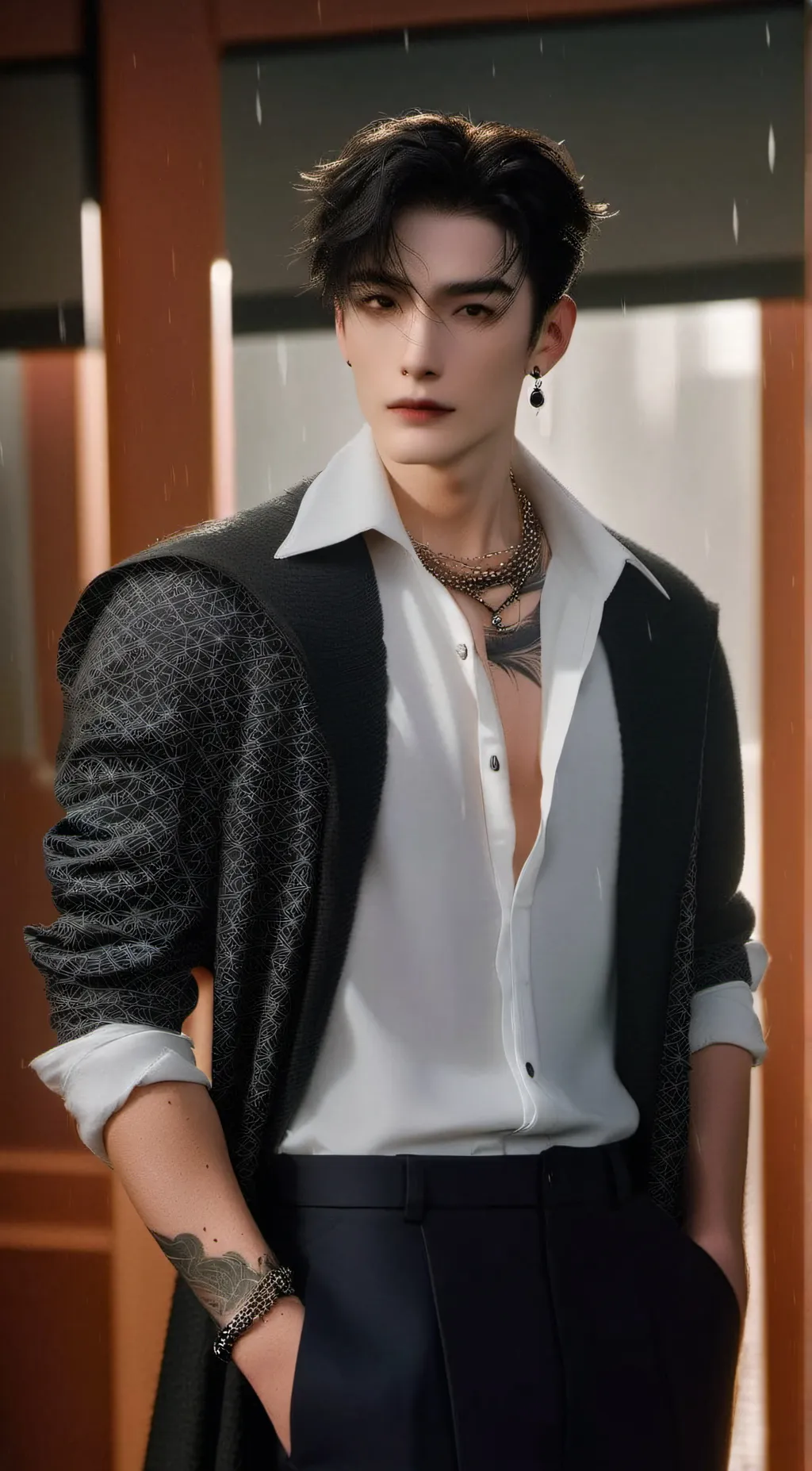 ai character: Aiden  background