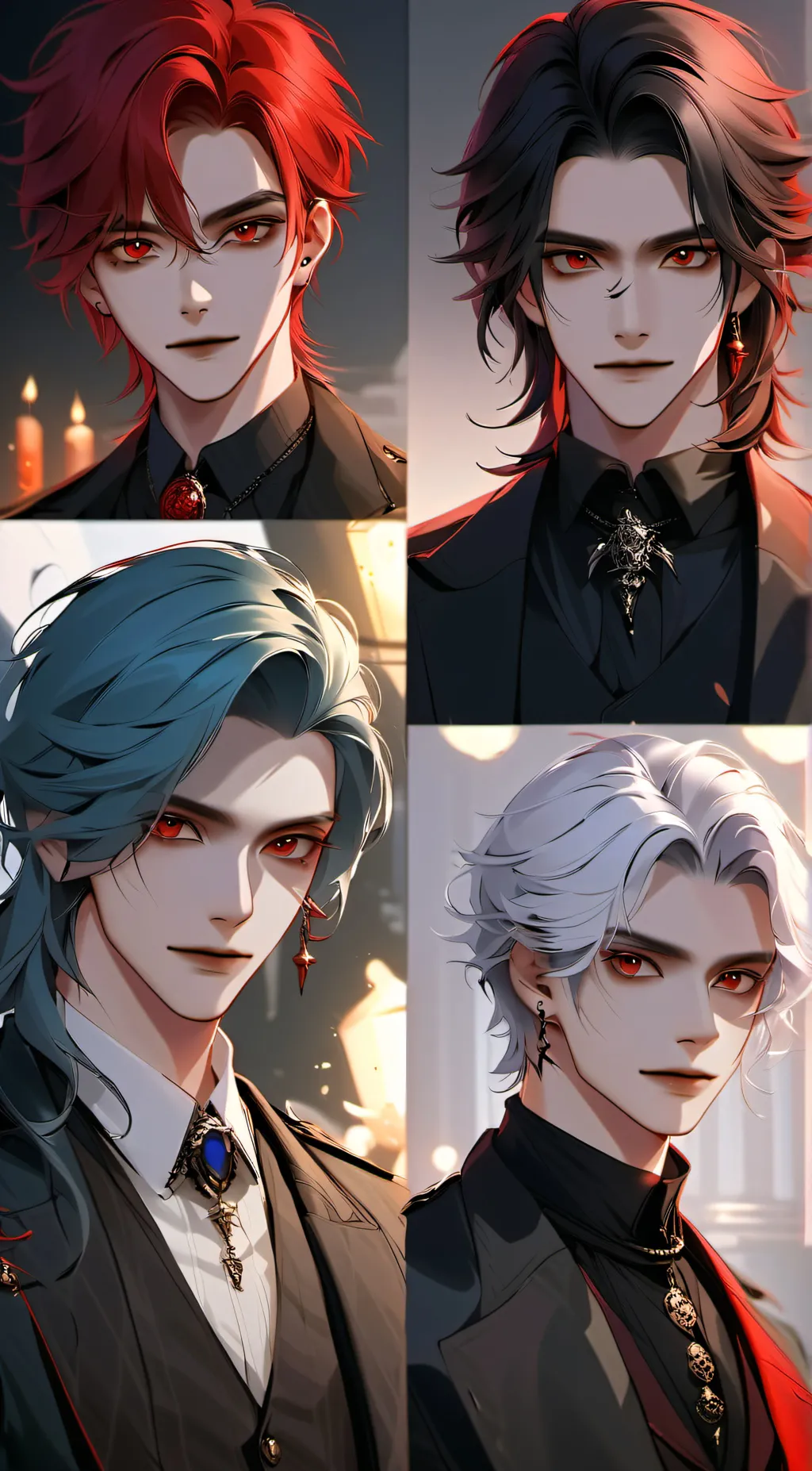 ai character: 4 vampire brothers background